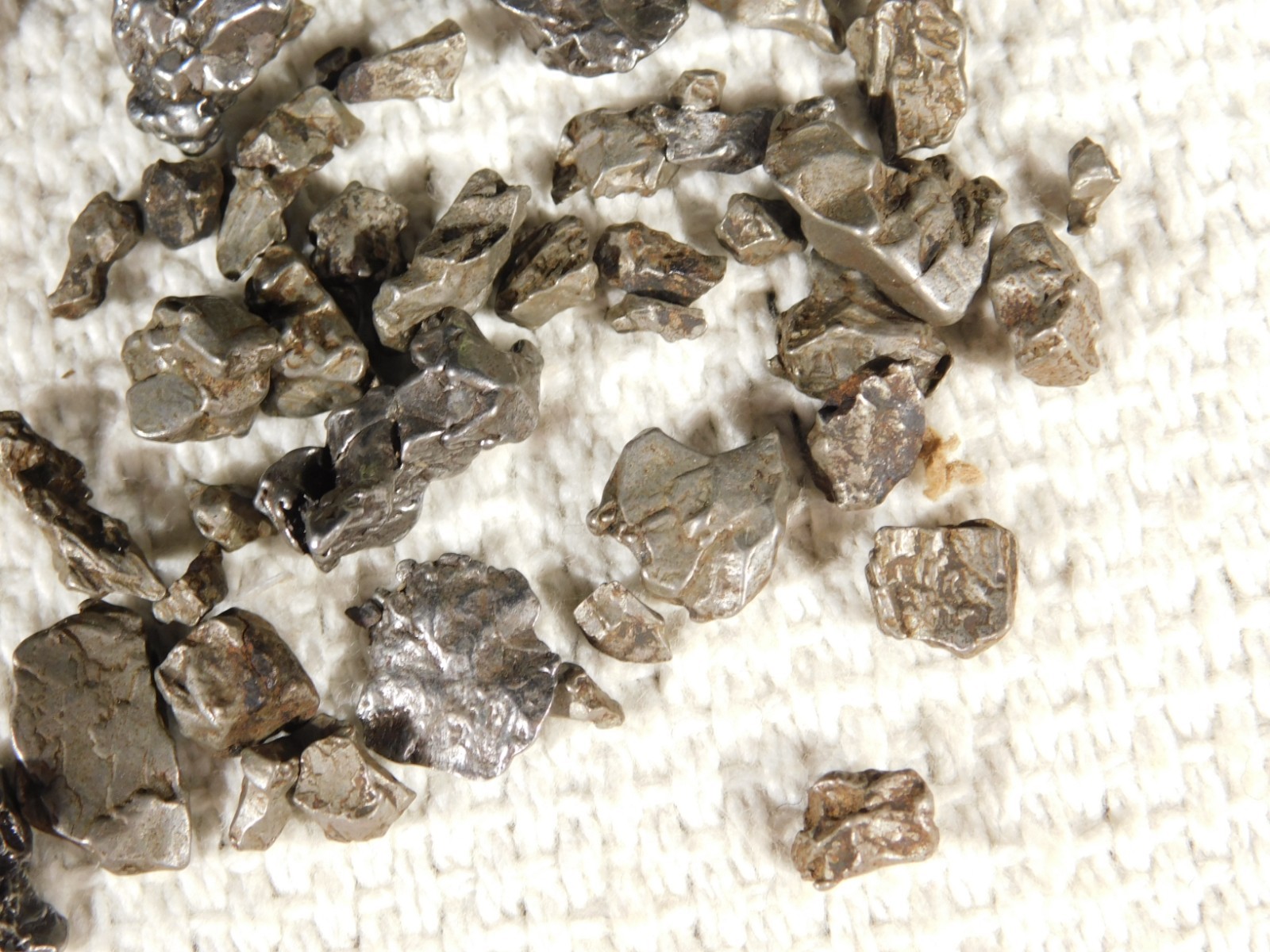 Big Lot of Little Campo Del Cielo METEORITES 100% Authentic Argentina 21.8gr