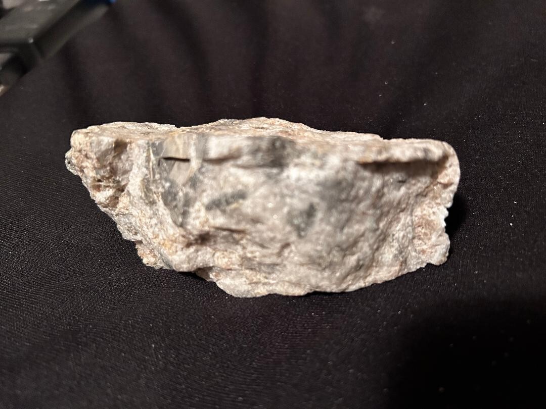 KB: RICH! SW FL BRIGHT BLUE/WHITE SCHEELITE WITH WOLFRAMITE FROM AUSTRALIA