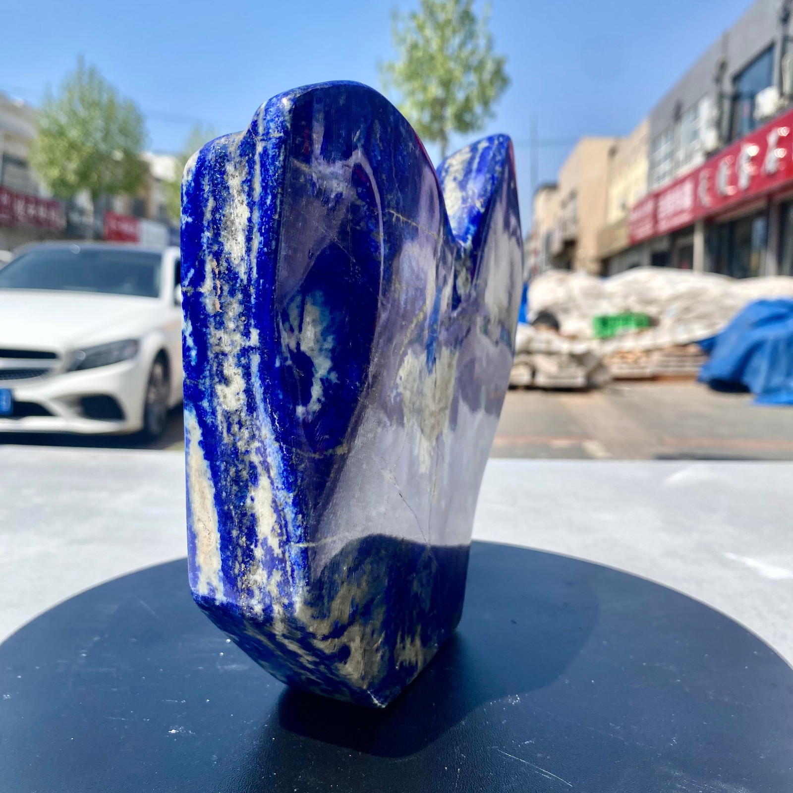 4.85LB Natural Stone Lapis Lazuli Freeform Polished Crystal Mineral Specimen
