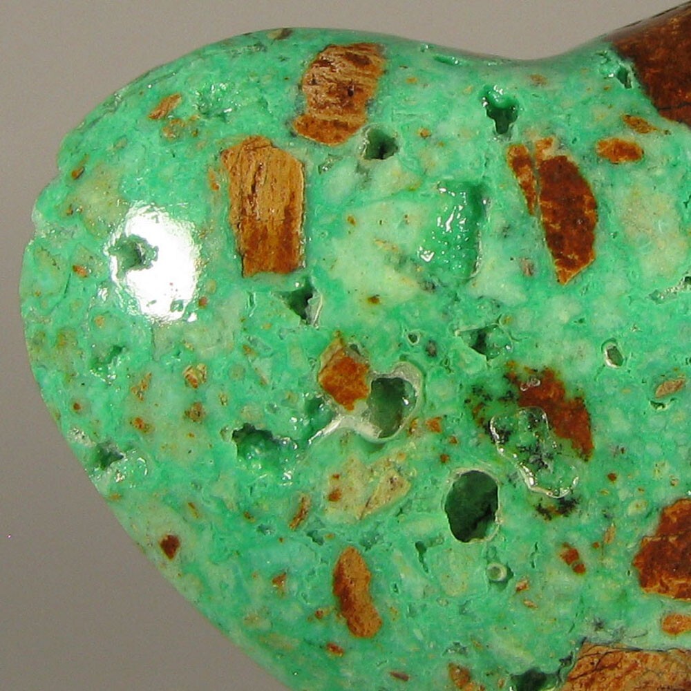 40mm Rare SMITHSONITE Heart Polished Palm Stone – Indonesia