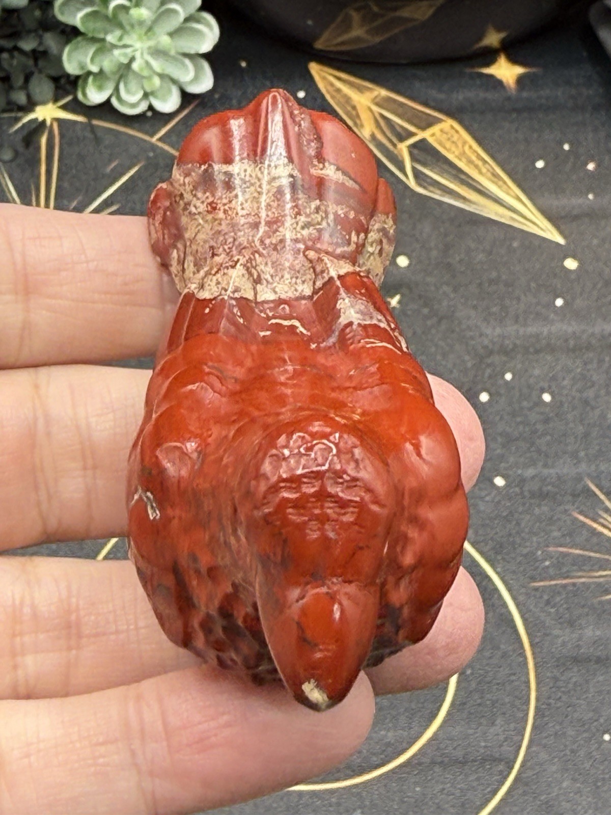 Natural Lapis Lazuli Trolleite Red Jasper carved Birds You choose Free shipping
