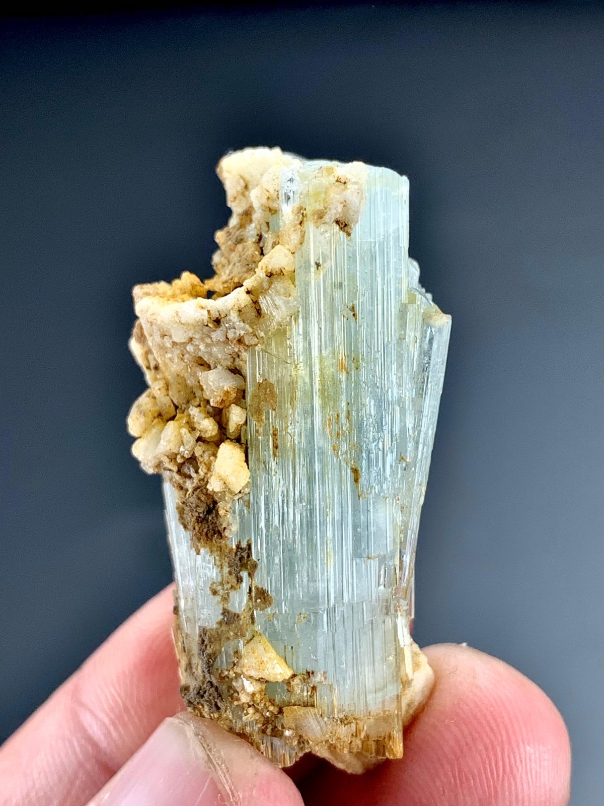76 Carat Aquamarine Crystal Specimen From Pakistan