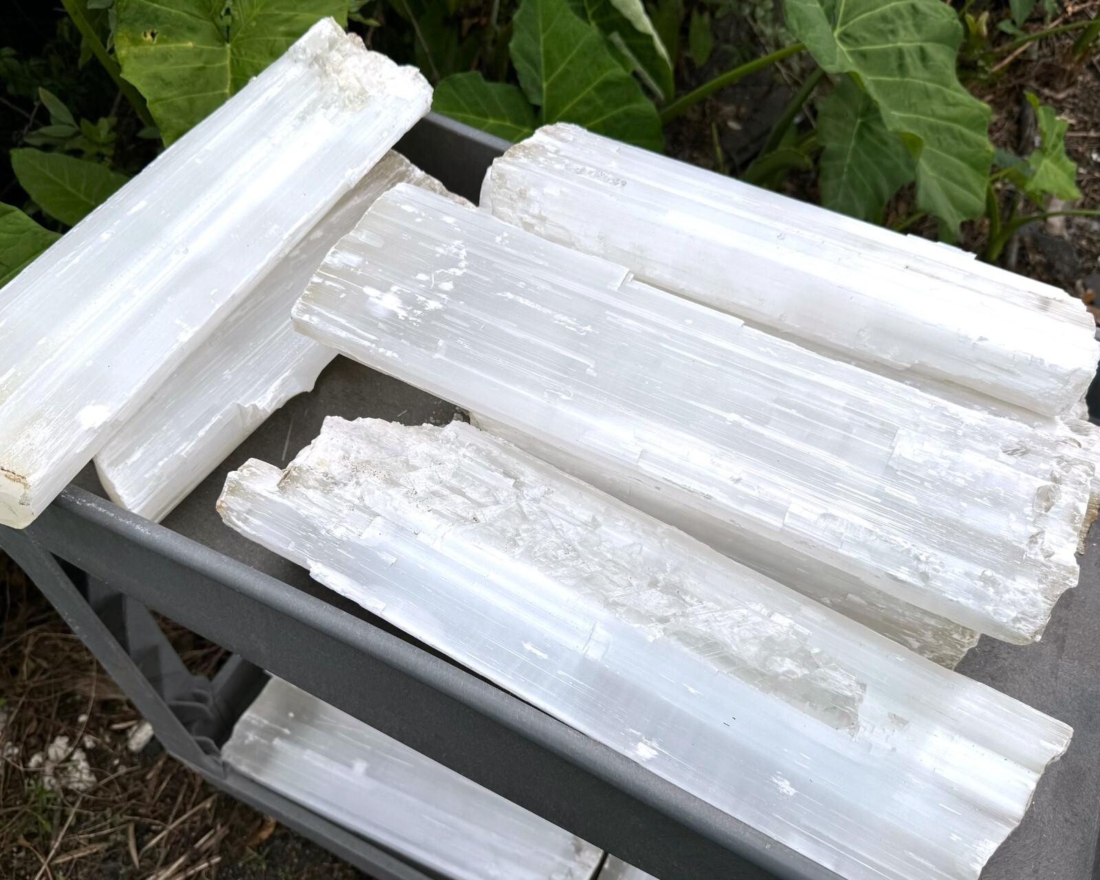 MASSIVE Selenite Logs – Natural White Selenite Crystals (HUGE Selenite Sticks)