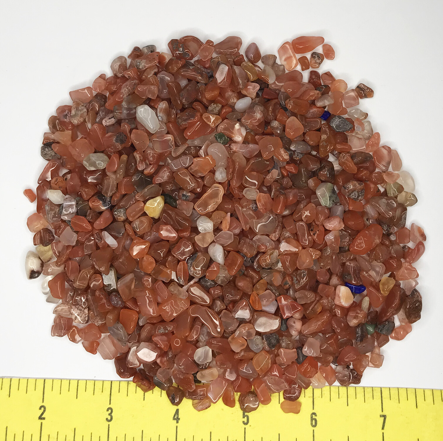 Agate Red polished Mini ( size 3/16″ to 1/4″ or 5-7mm) 1 lb