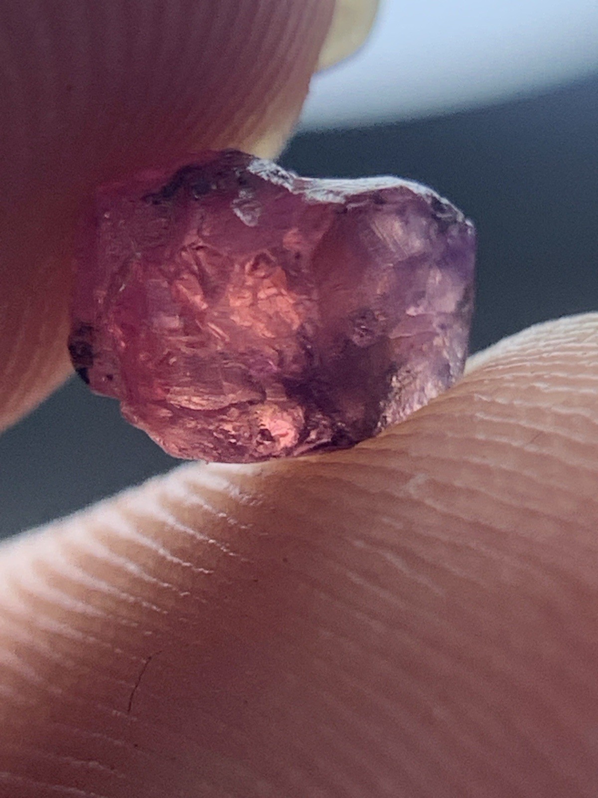 1.10 Crts Extremely Rare Stunning Facet Grade Pink & Blue Winza Sapphire @winza