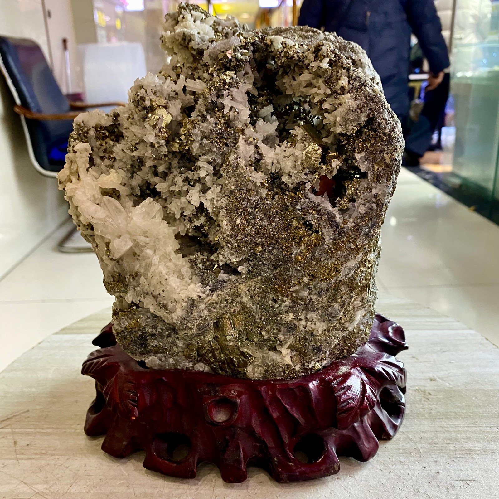 19.64LB Top natural chalcopyrite crystal mineral specimens
