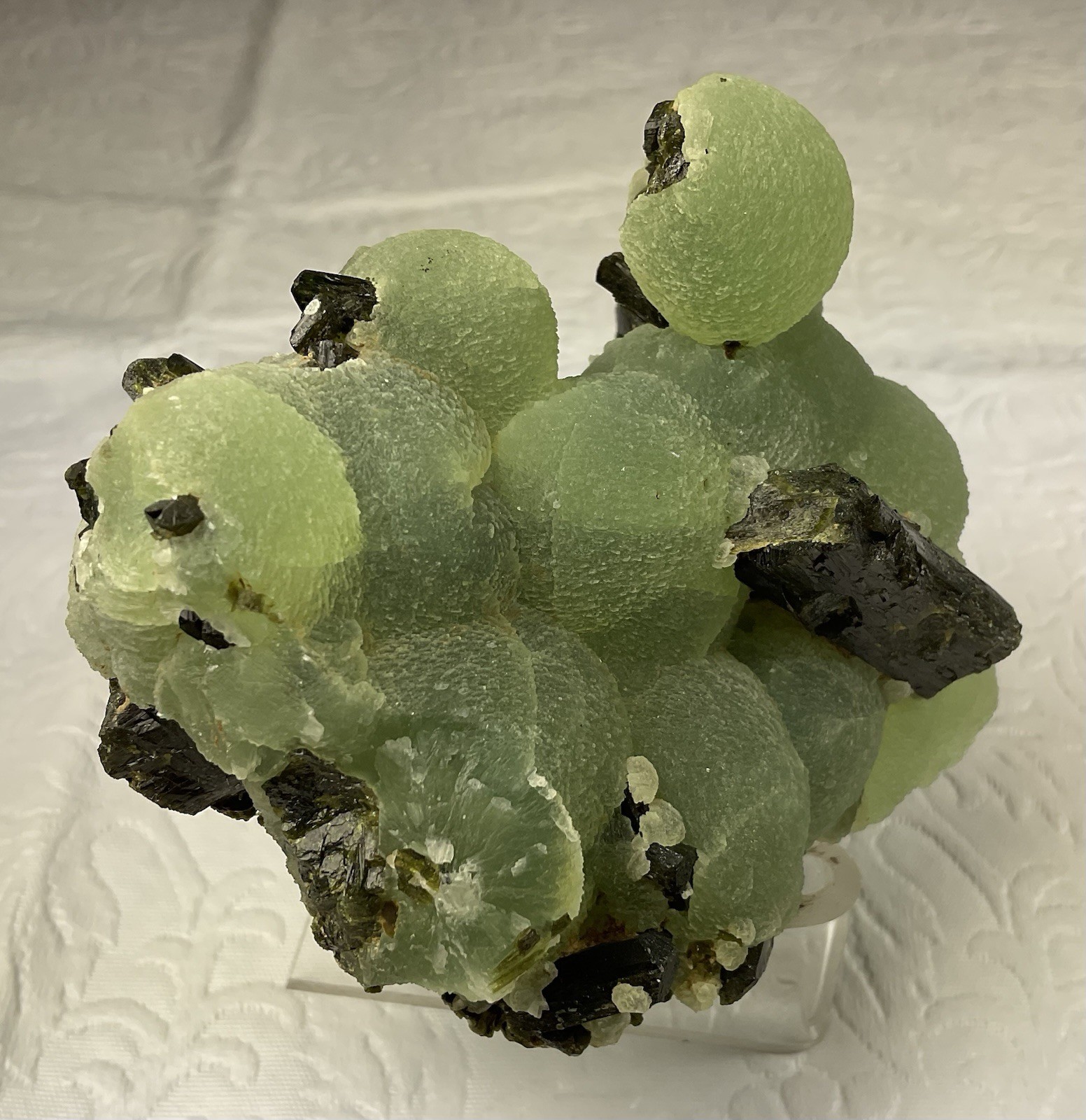 Botryoidal Prehnite and Epidote – Kayes Region, Mali, Africa.