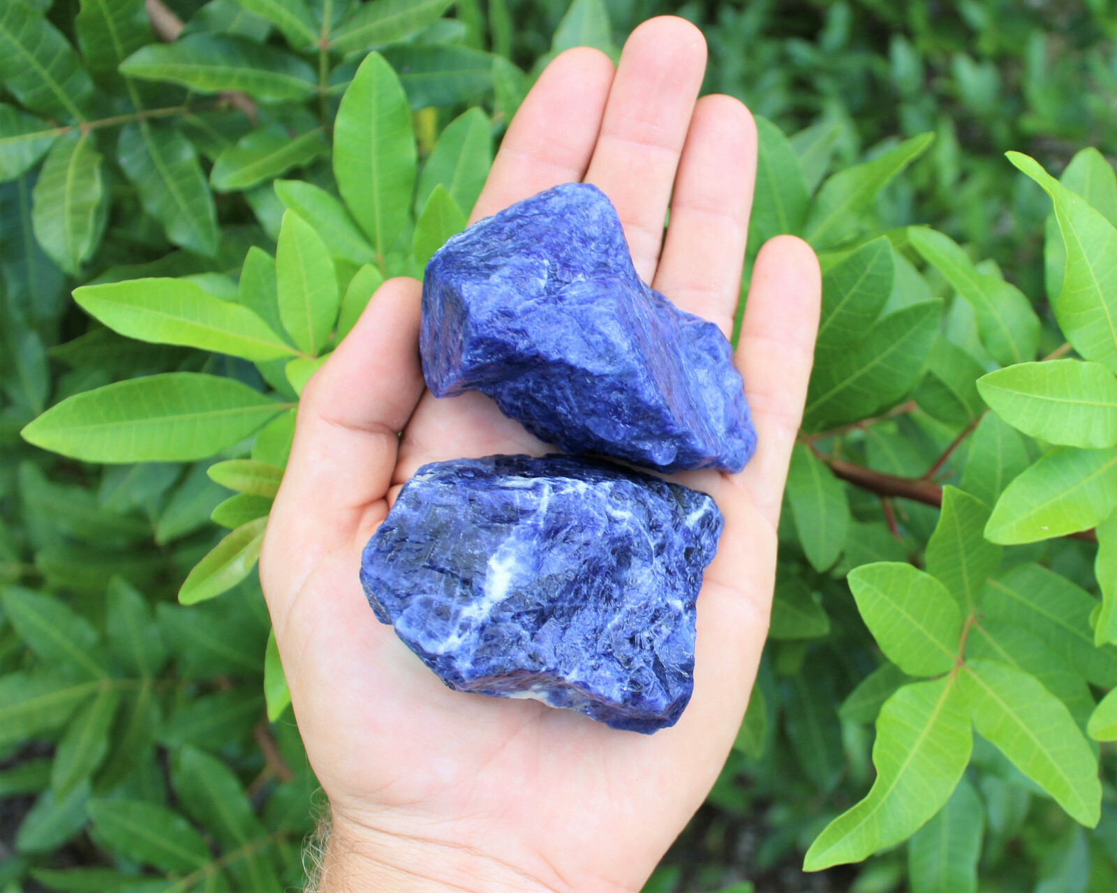 LARGE Rough Sodalite Chunks, 2 – 3″ (Raw Sodalite, ‘A’ Grade Jumbo Crystal)