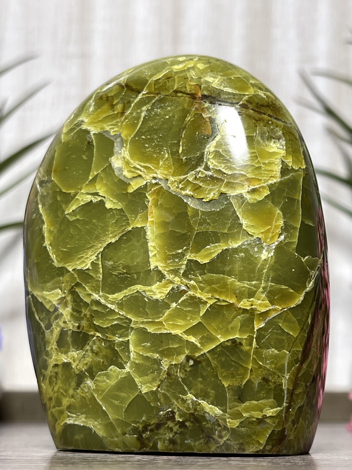 GREEN OPAL FREEFORM – Mineral Chakra Reiki Crystal Witch Energy Meditation Tower