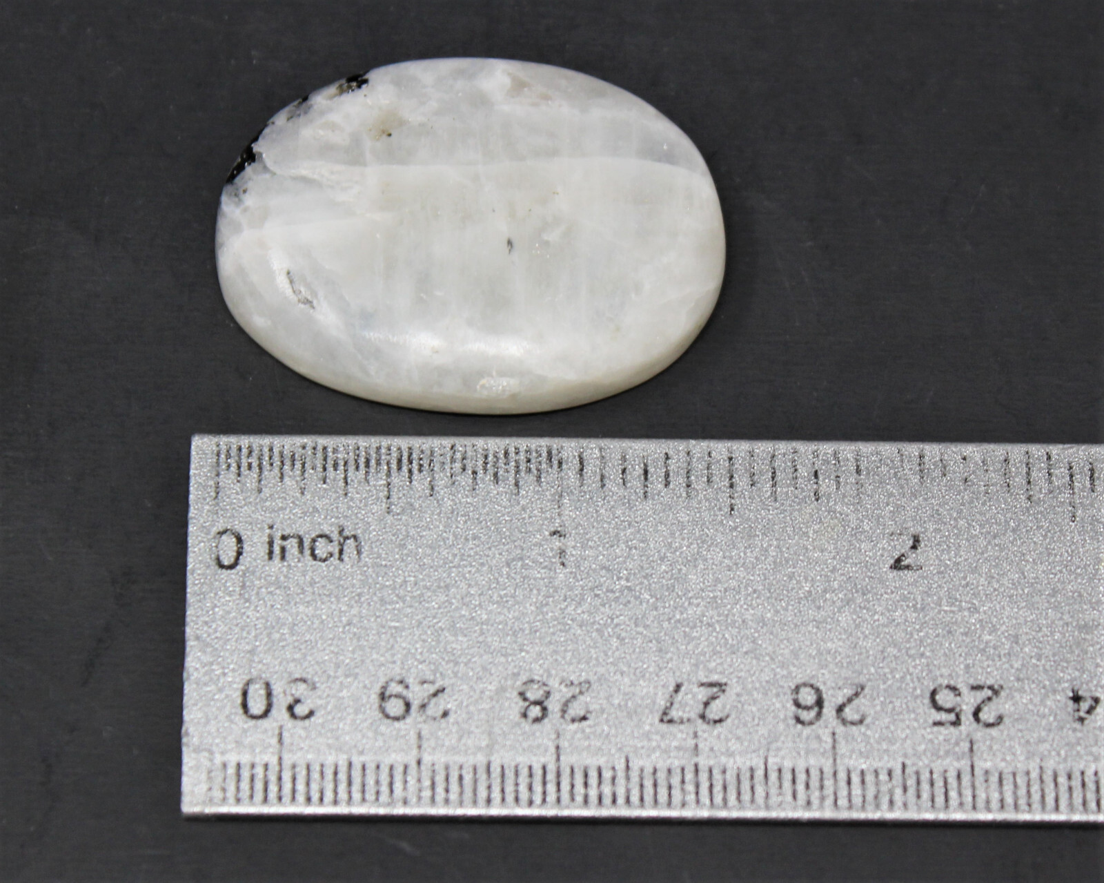 Rainbow Moonstone Worry Stone (Smooth Polished Rainbow Moonstone Palm Stone)