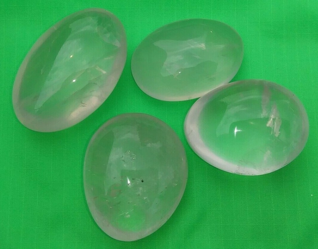 1 Polished Girasol Quartz Gallet 1-5/8″ – 2″ #1 Very Good – A Grade Madagascar
