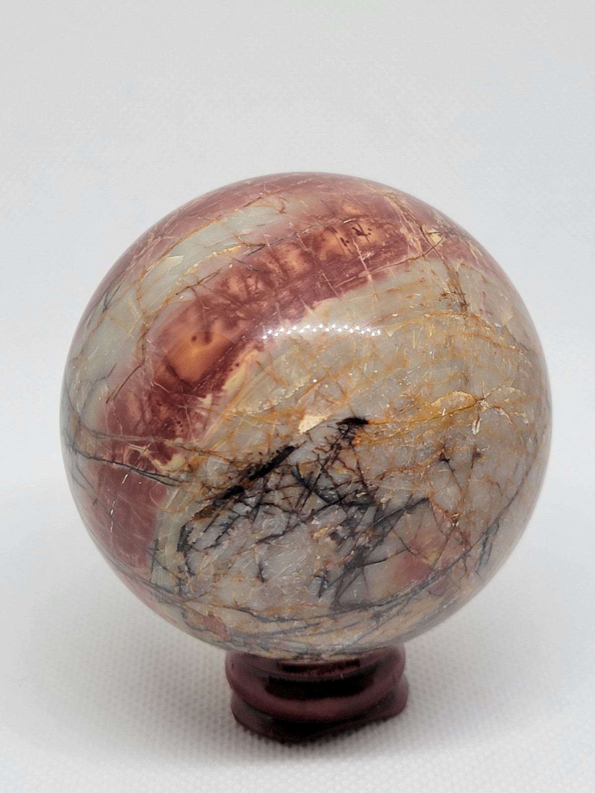 Cherry Creek Jasper Spere 8″ Circumference US Seller
