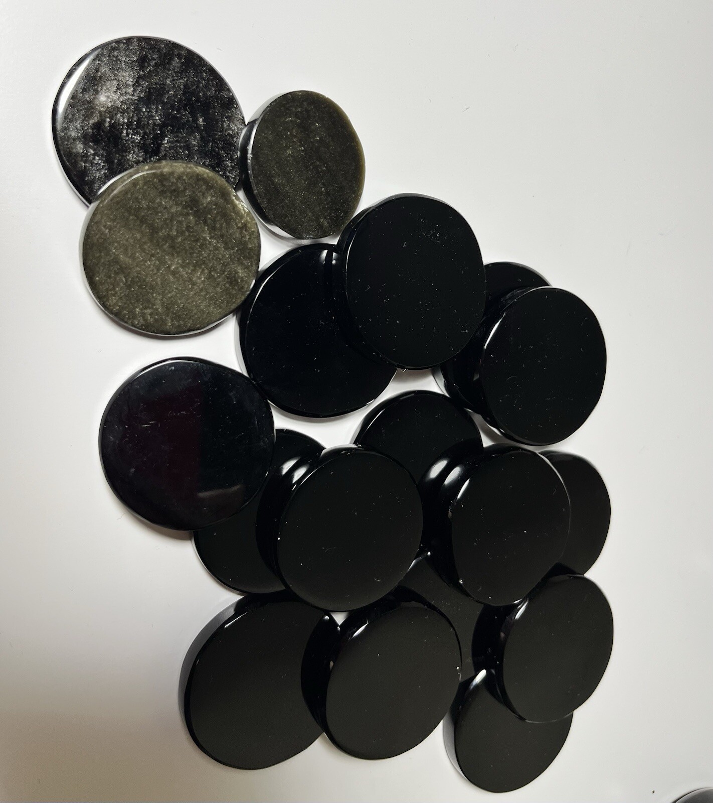 Gold and Black Obsdian Stone: Hot Stones for Massages,Spheres,Bracelets!!!