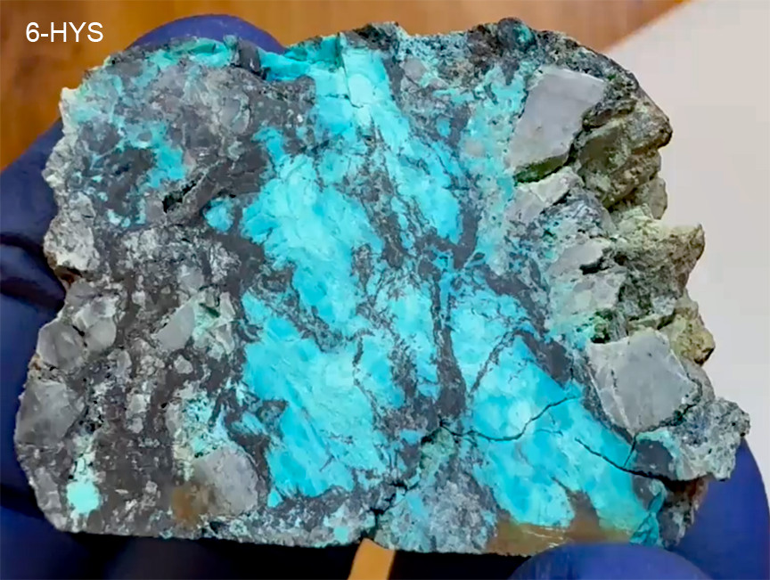 Bisbee Turquoise – Untreated Rough 239ct. Lacender Pit – Arizona Seller!