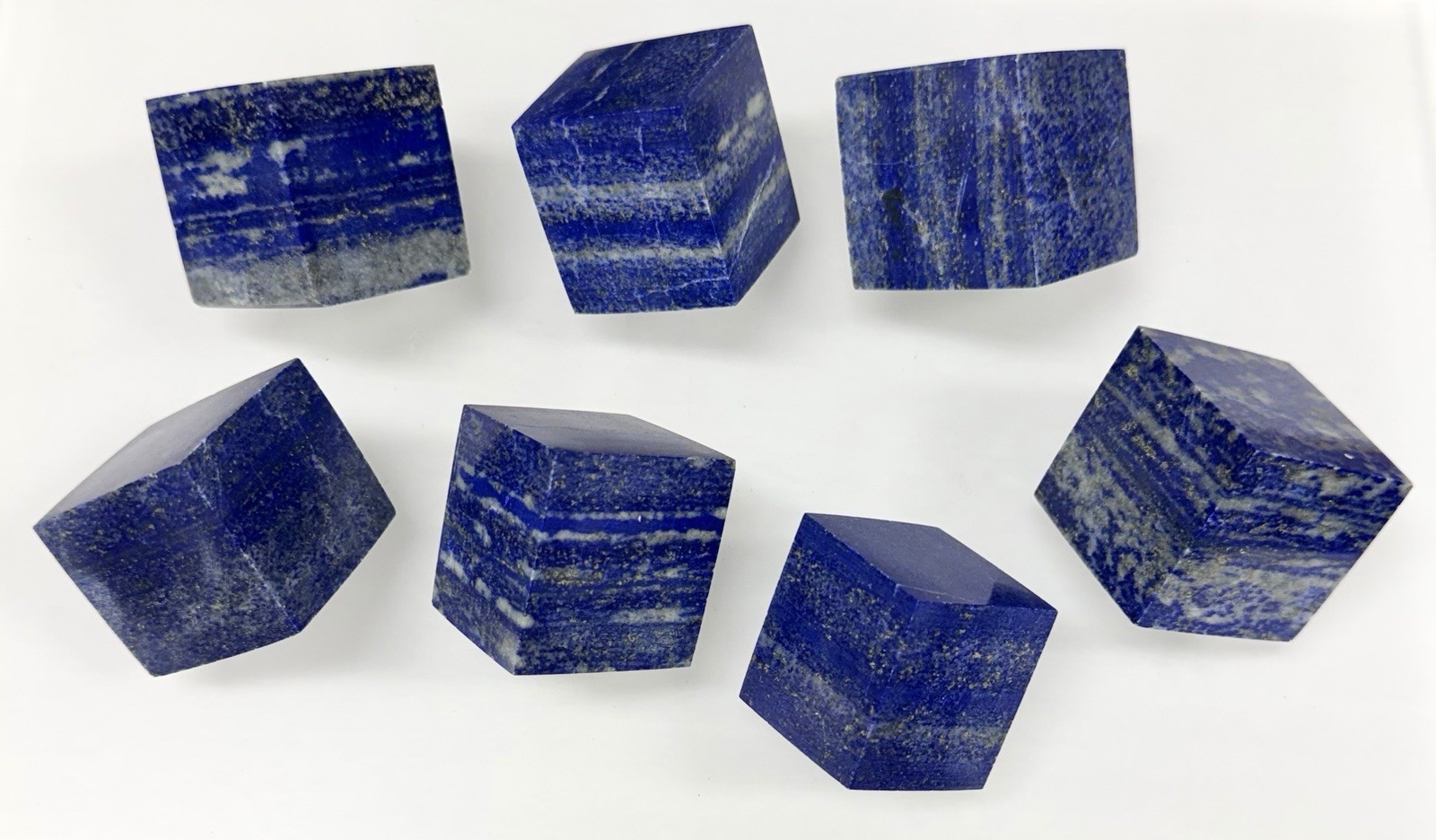 Wholesale Lot 2 Lbs Natural Lapis Lazuli Cube Crystals Healing Energy