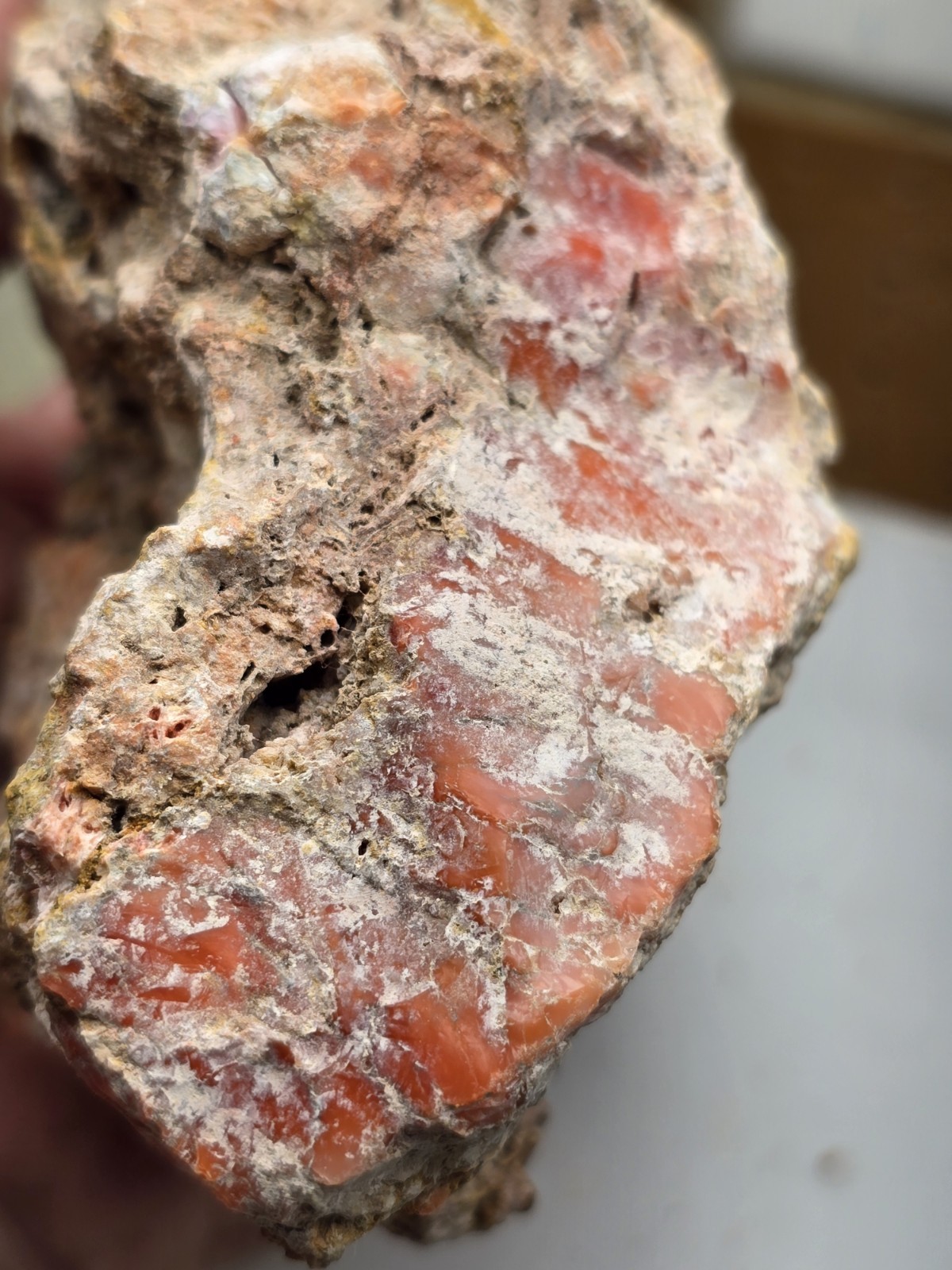 739.9 Gram Pink Chrysoprase Raw Indonesian Mineral Beautiful Large Specimen Dyed
