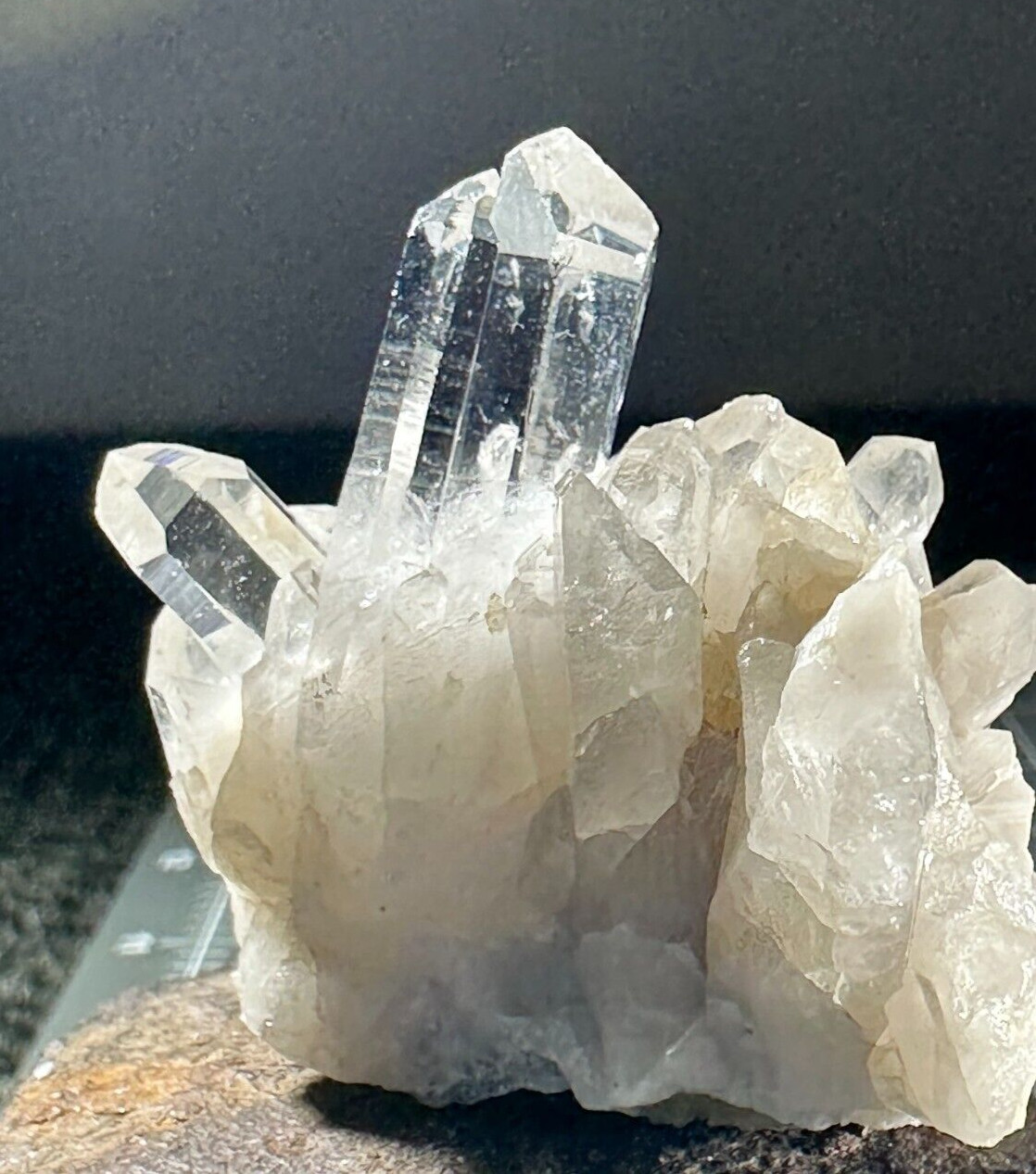 ➤ Natural 1-7/8 Inch QUARTZ CRYSTAL CLUSTER – Hot Springs Arkansas VIDEO➤345