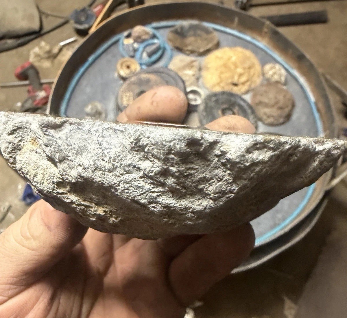 Rare Kentucky Agate Red Yellow Blue | Mirror Polished Half Estill County KY