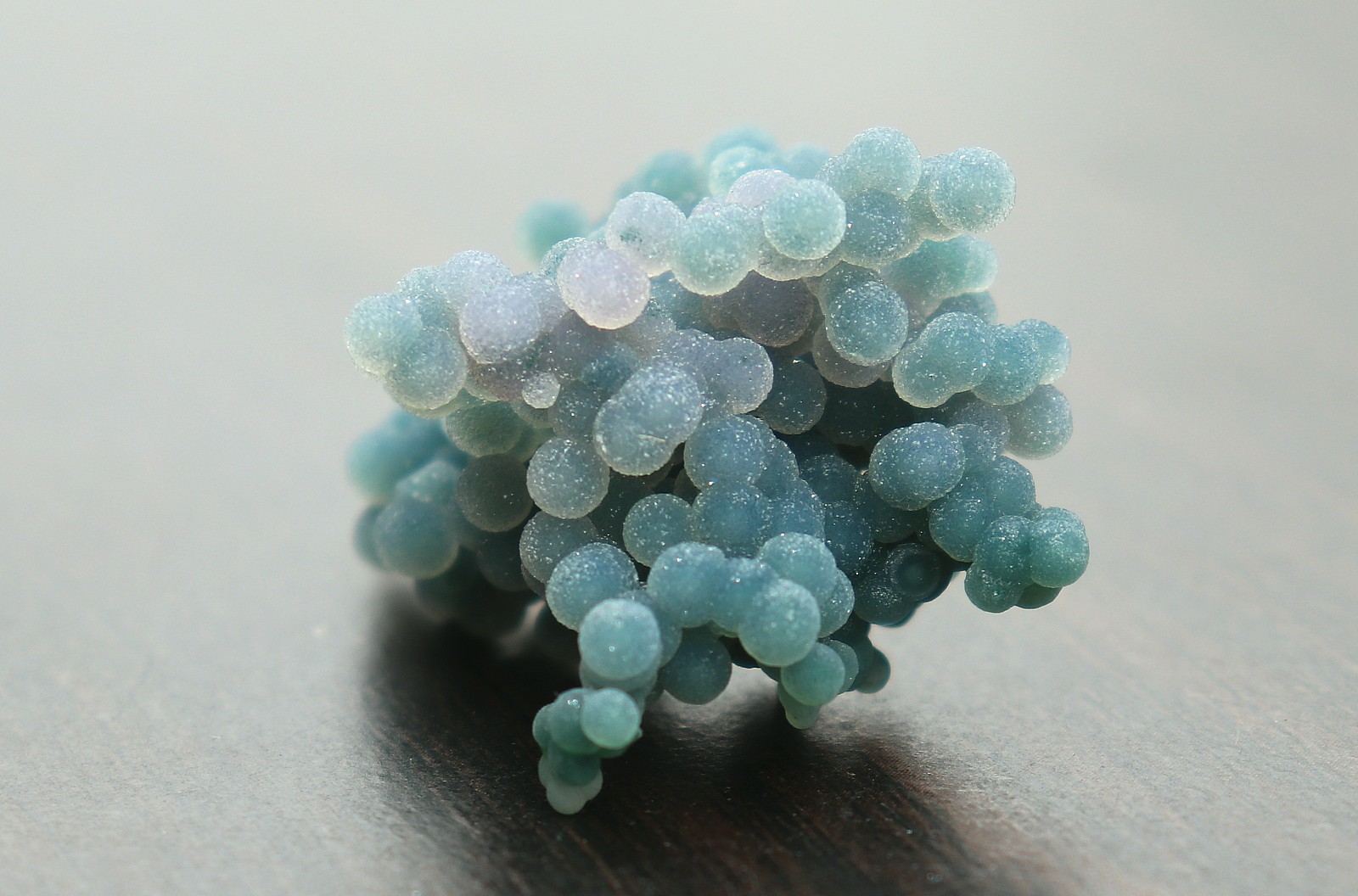 Green Grape Agate From Indonesia Satiny Purple Color WOW 4.5 cms (: