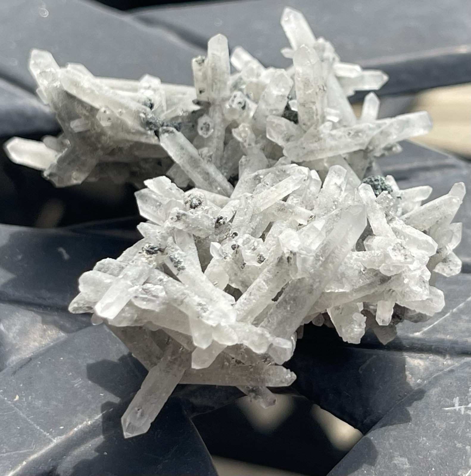 Quartz Crystals 32.23 Grams L 2 3/8” X W 1 43/64” X H 1 3/32” Afghanistan