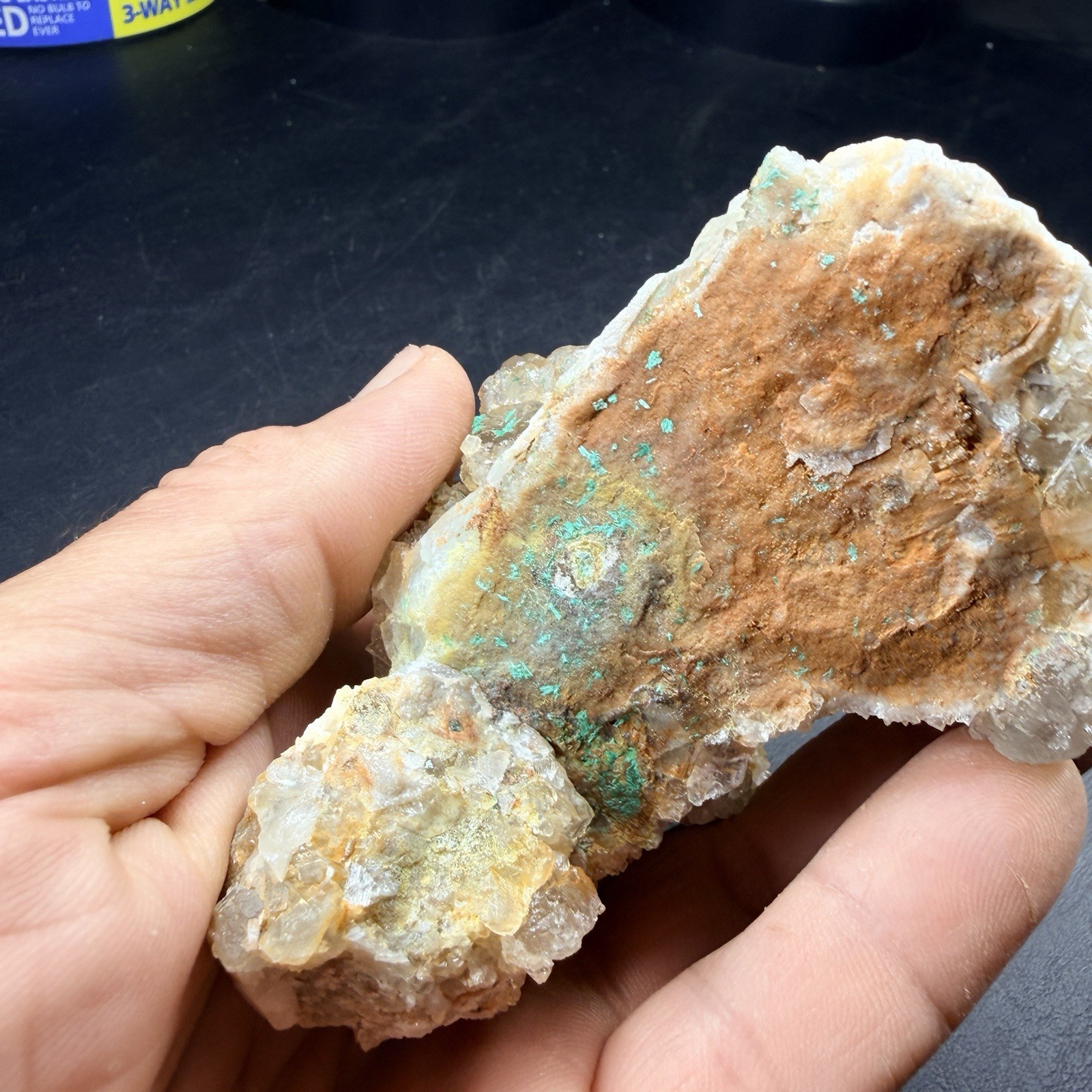 Fluorite Crystal Cluster Brochantite Quartz Crystals / New Mexico *VIDEO*