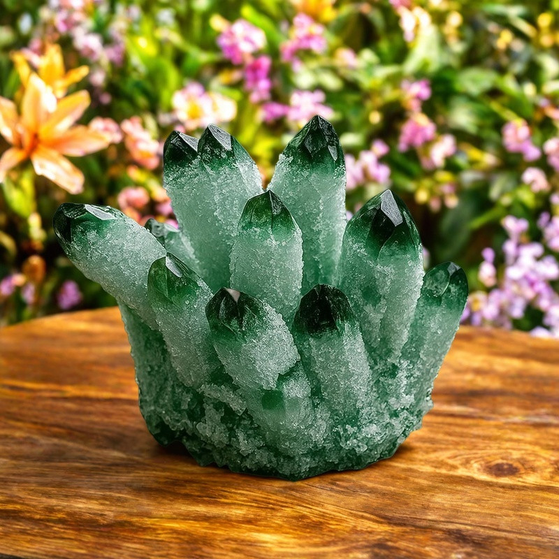 3PCS/Set Rare Natural Crystal Cluster Geode Reiki Quartz Display Collection Gift