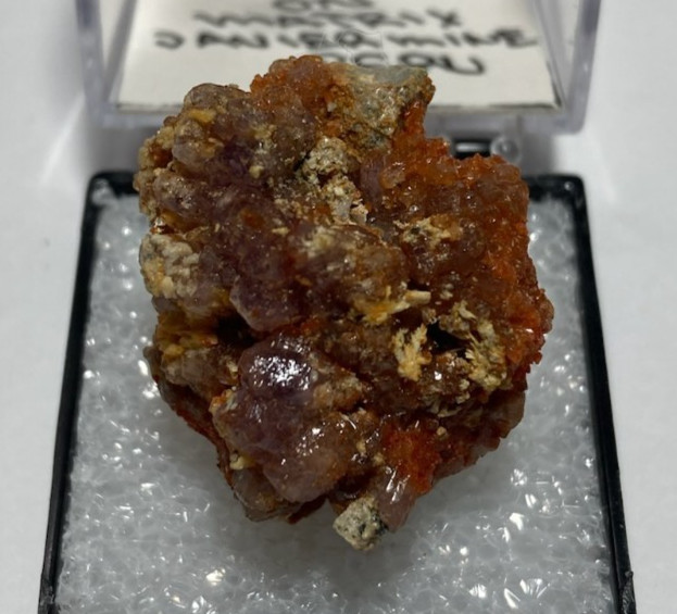 Coquimbite crystals on matrix Thumbnail from Peru