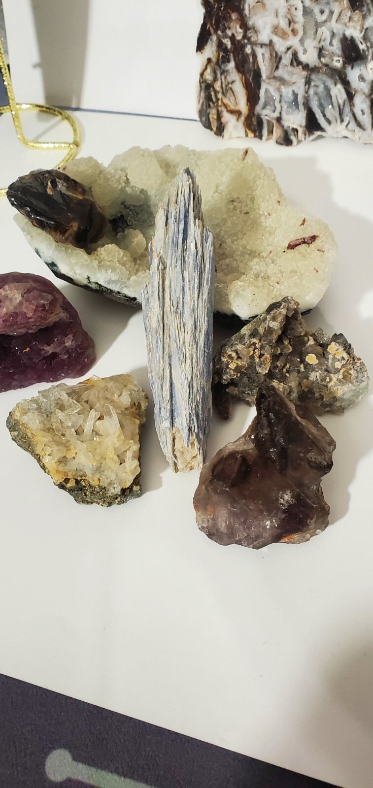 7 Raw Specimen Set – Rough Gemstones Assorted – Mixed Lot Healing Crystals Sp69