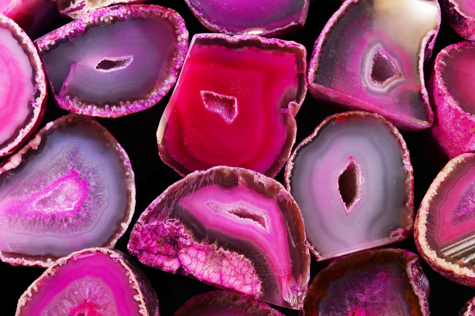 AGATE GEODE Pink 4″ 13-20 Oz Rock Mineral Specimen Chakra Healing Crystal