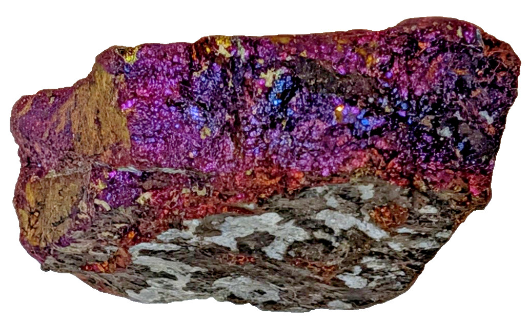 Bornite Peacock Ore Iridescent Tarnish Mexico Copper Sulfide Specimen BEAUTIFUL