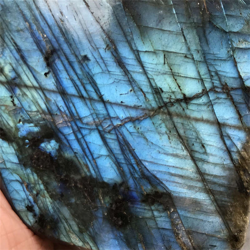 1.18kg Natural Labradorite Quartz Crystal Spectrolite Mineral Reiki healing