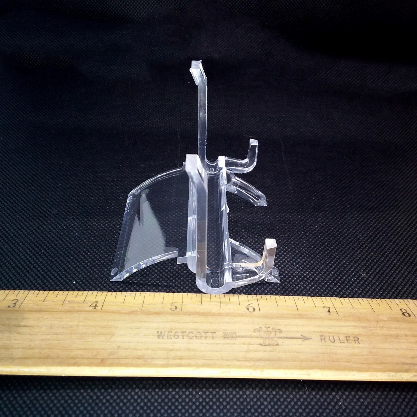 Easel stand, acrylic, slab stand, 3 inch, large, display stand, #O-206