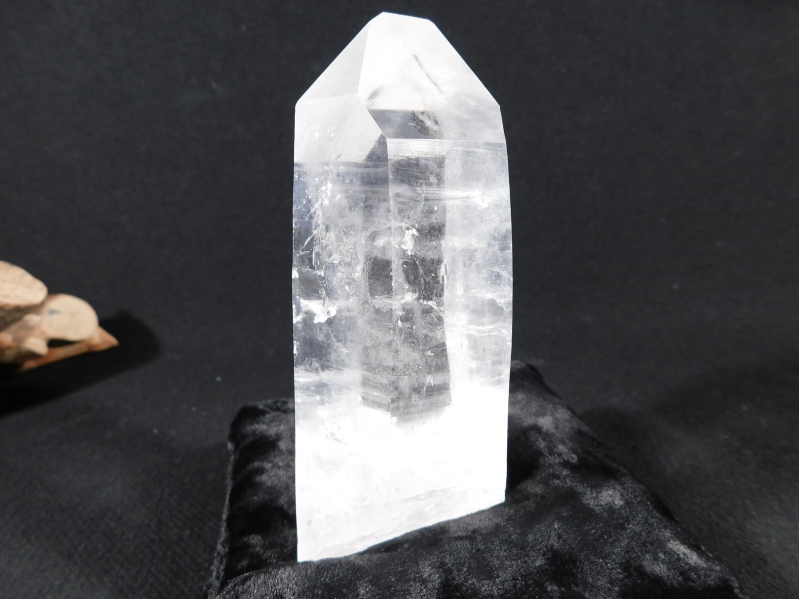 LARGER! SUPER Translucent LEMURIAN Quartz Crystal From Brazil 417gr