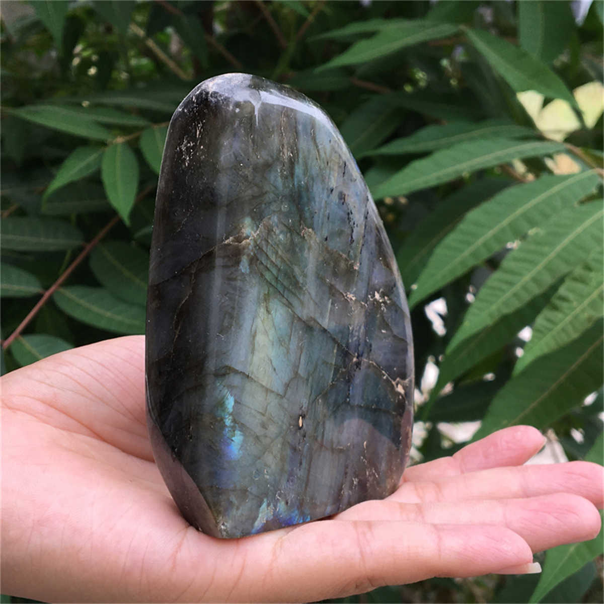 370g Natural Labradorite Mineral Quartz Crystal Mineral Reiki healing