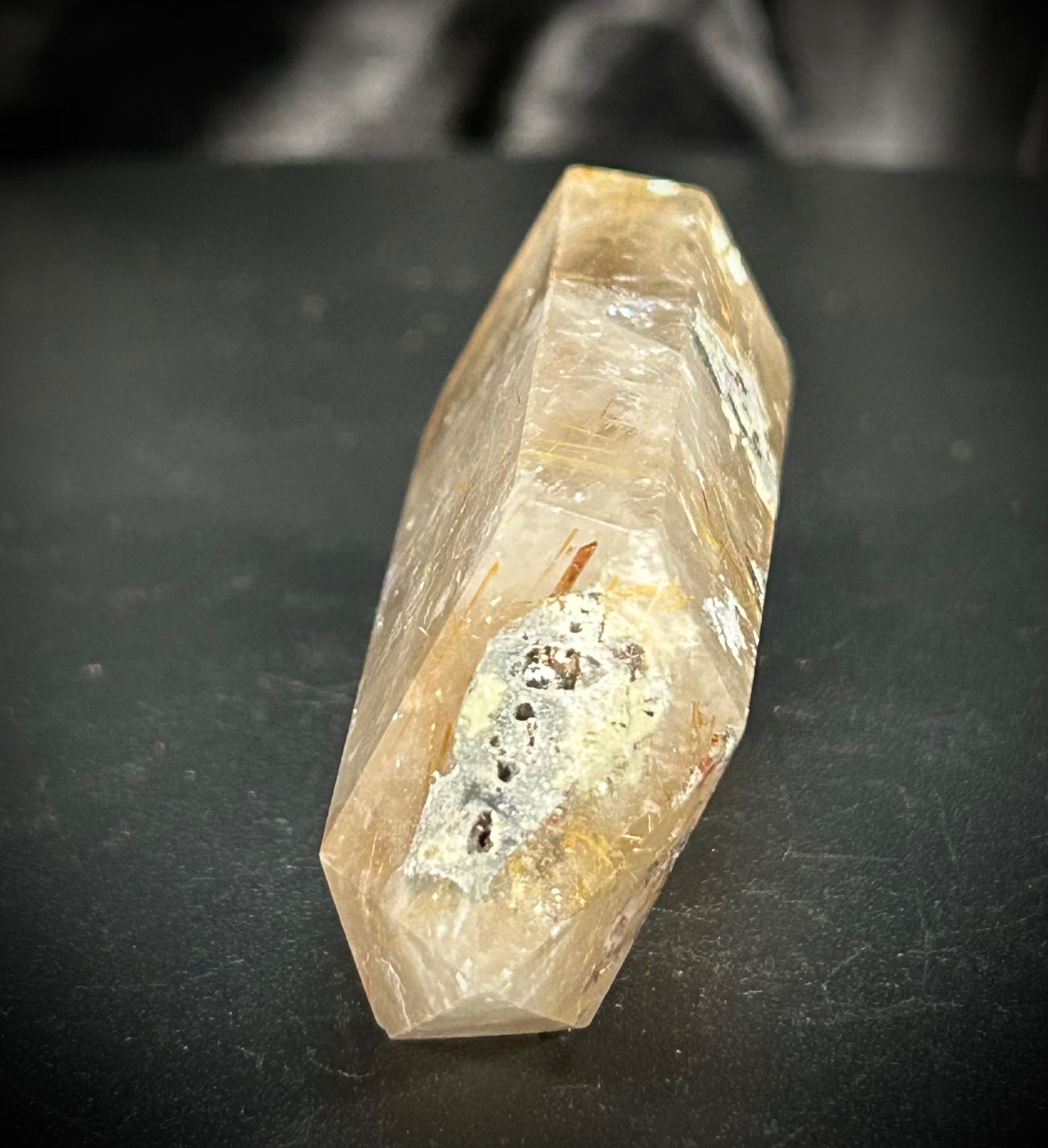 2.96″ Gold Rutilated Lodolite (Garden) Quartz Freeform 2.6oz (72 grams)