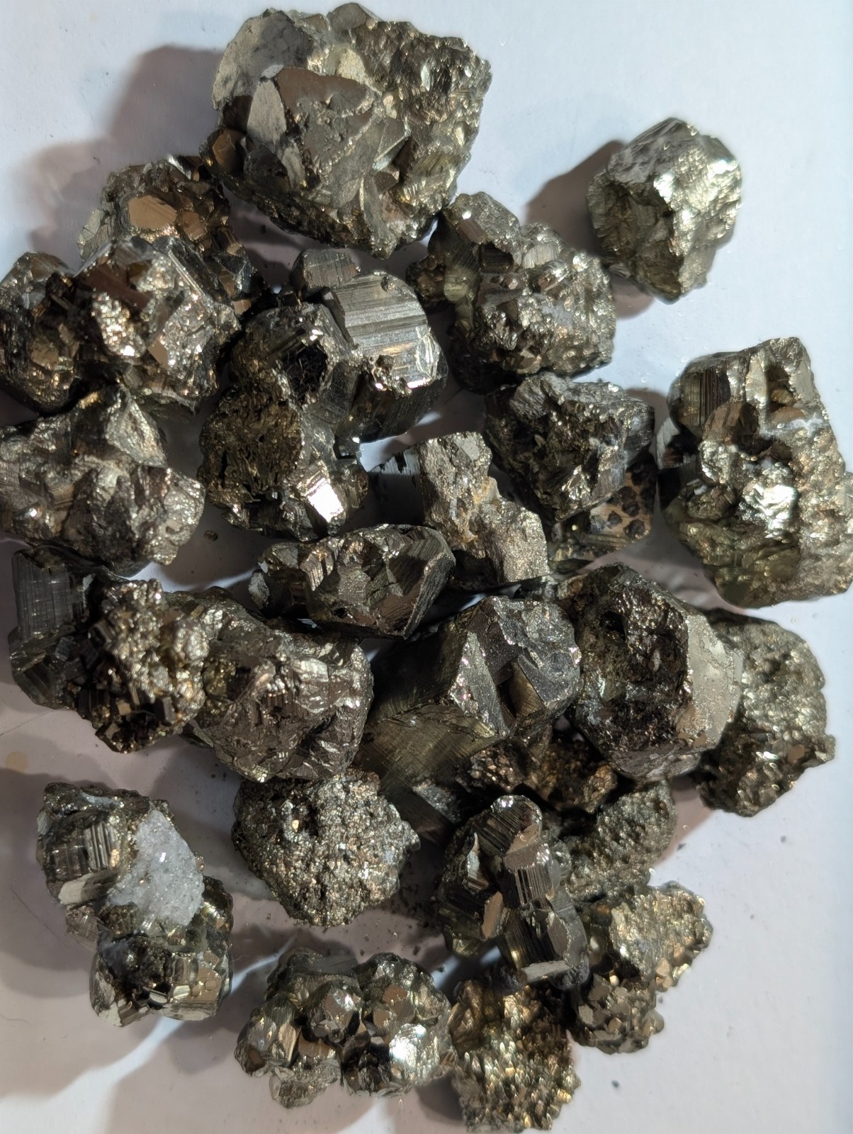 15 oz Peruvian Pyrite Crystal Stones | BULK WHOLESALE
