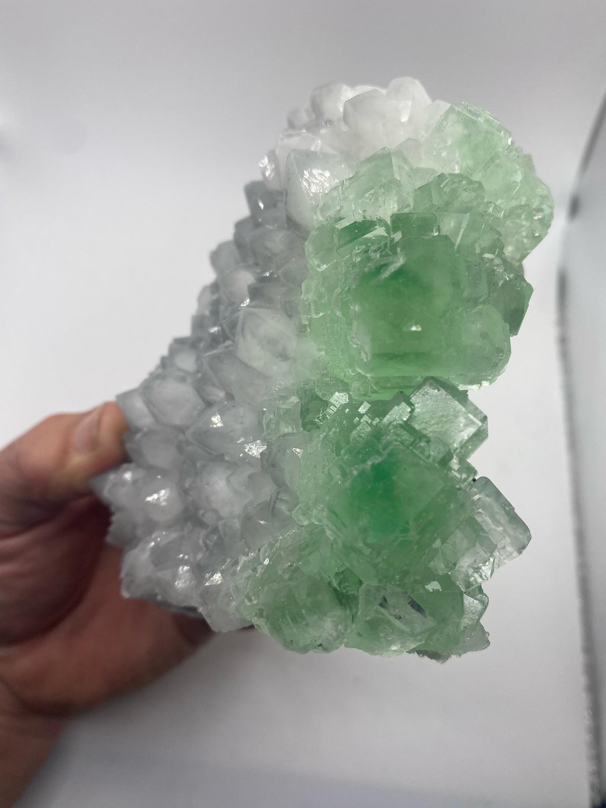 Self Standing Bright Green Fluorite on Quartz! See Video!!!