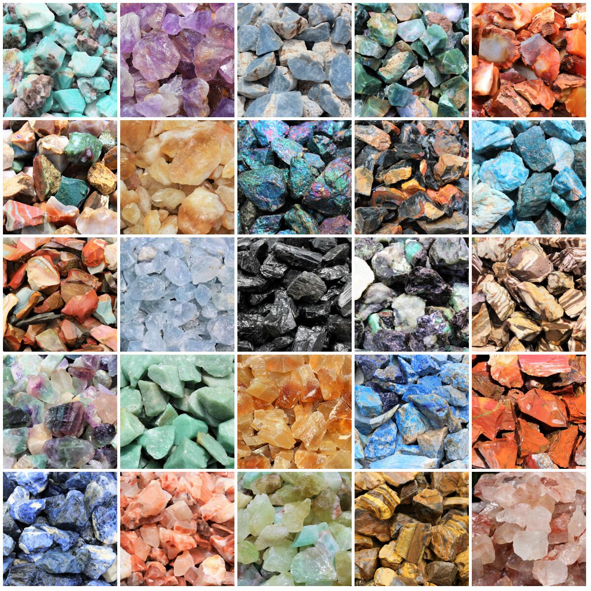 Natural Rough Stones Rocks – CARATS – Bulk Lots Huge Choice (500 1000 2000 3000)
