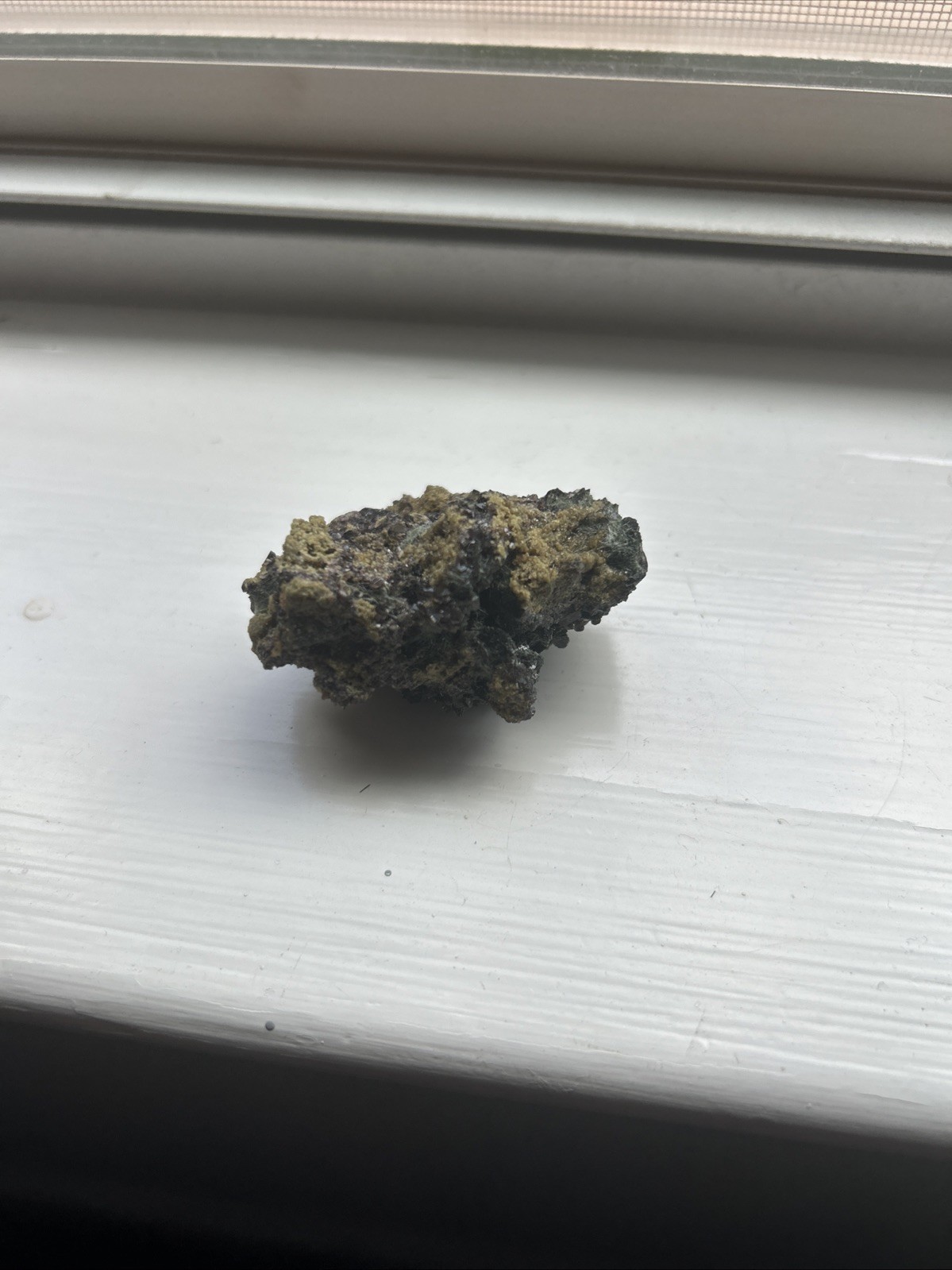 Natural Raw Epidote With Garnets/Magnetite Crystal