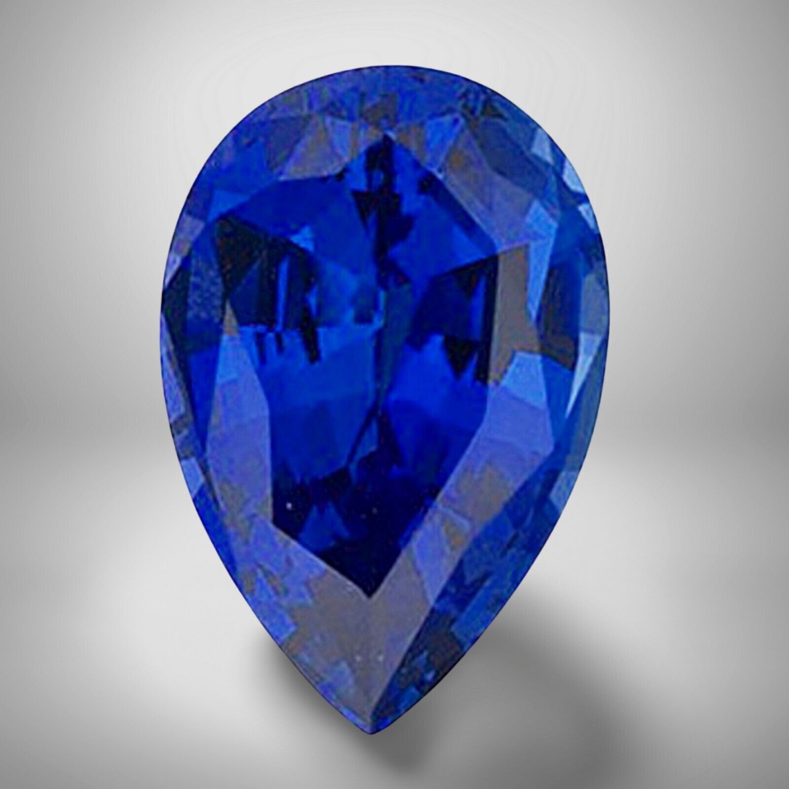 Blue Sapphire Pear Cut Gemstone 2 Cts – 9×6 mm VVS Precious Jewelry Gem