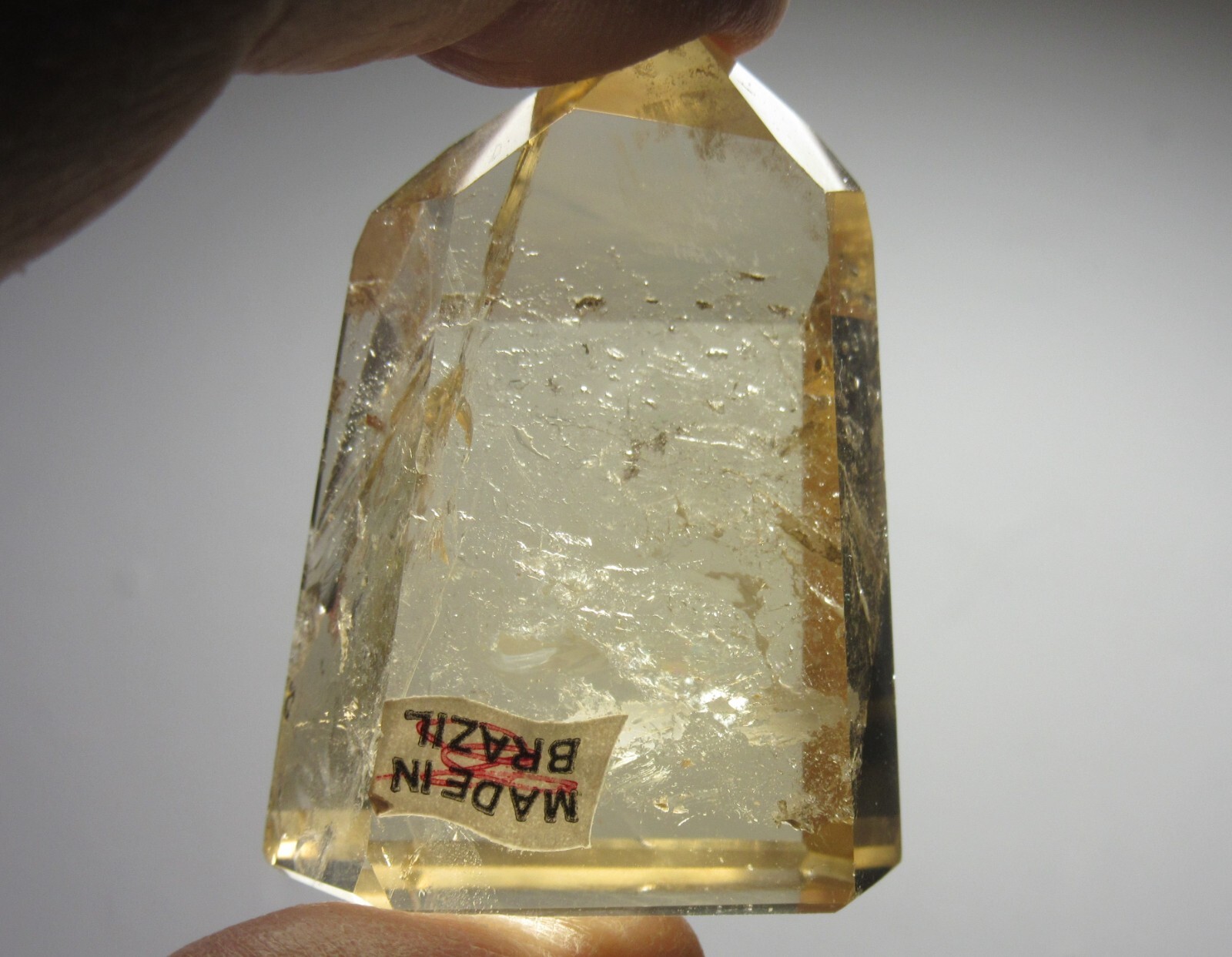 AAA Brazilian Smoky Quartz Cut Polished 1 7/8″ Point Collectible Reiki BSQCP-4