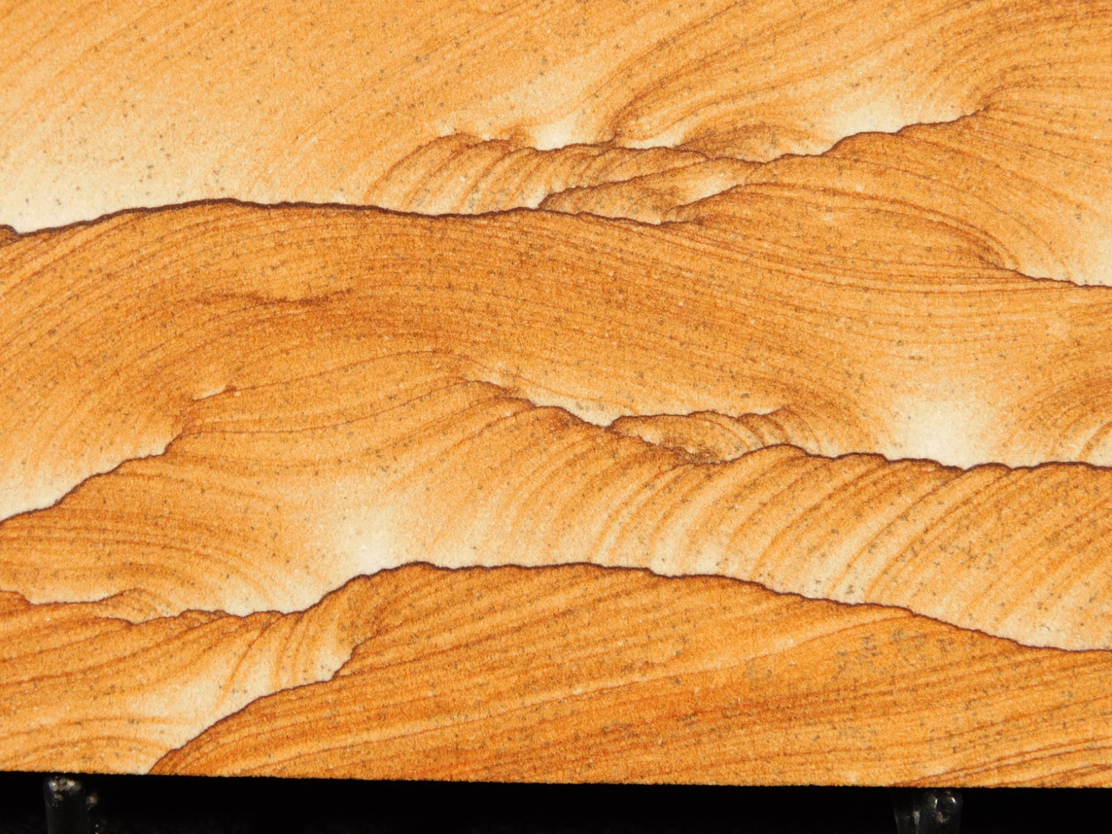 wOw! BIG PICTURE Stone or SANDSTONE Slice/Slab with Display Stand Utah 1041gr