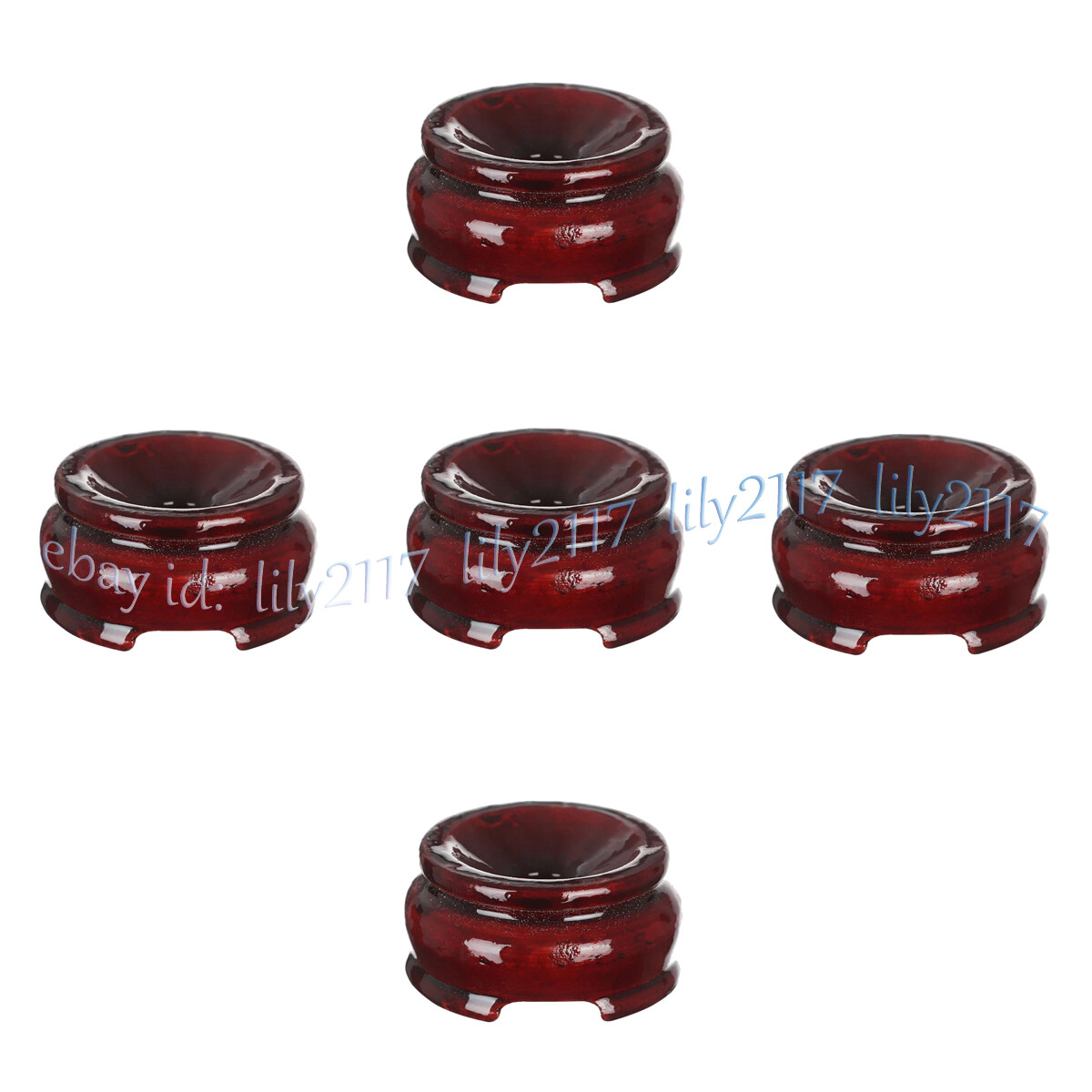 Wholesale Wood Display Stand For 20-60MM Crystal Ball Sphere Globe Stone Holder