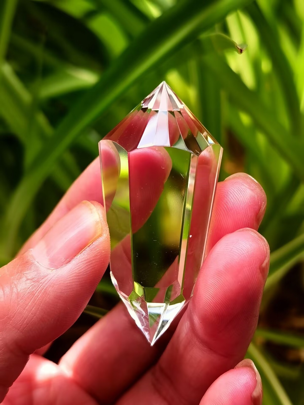 Tibetan Himalayan High Altitude 3 Gate 24 Sided Crystal Quartz Vogel Wand 2.0”