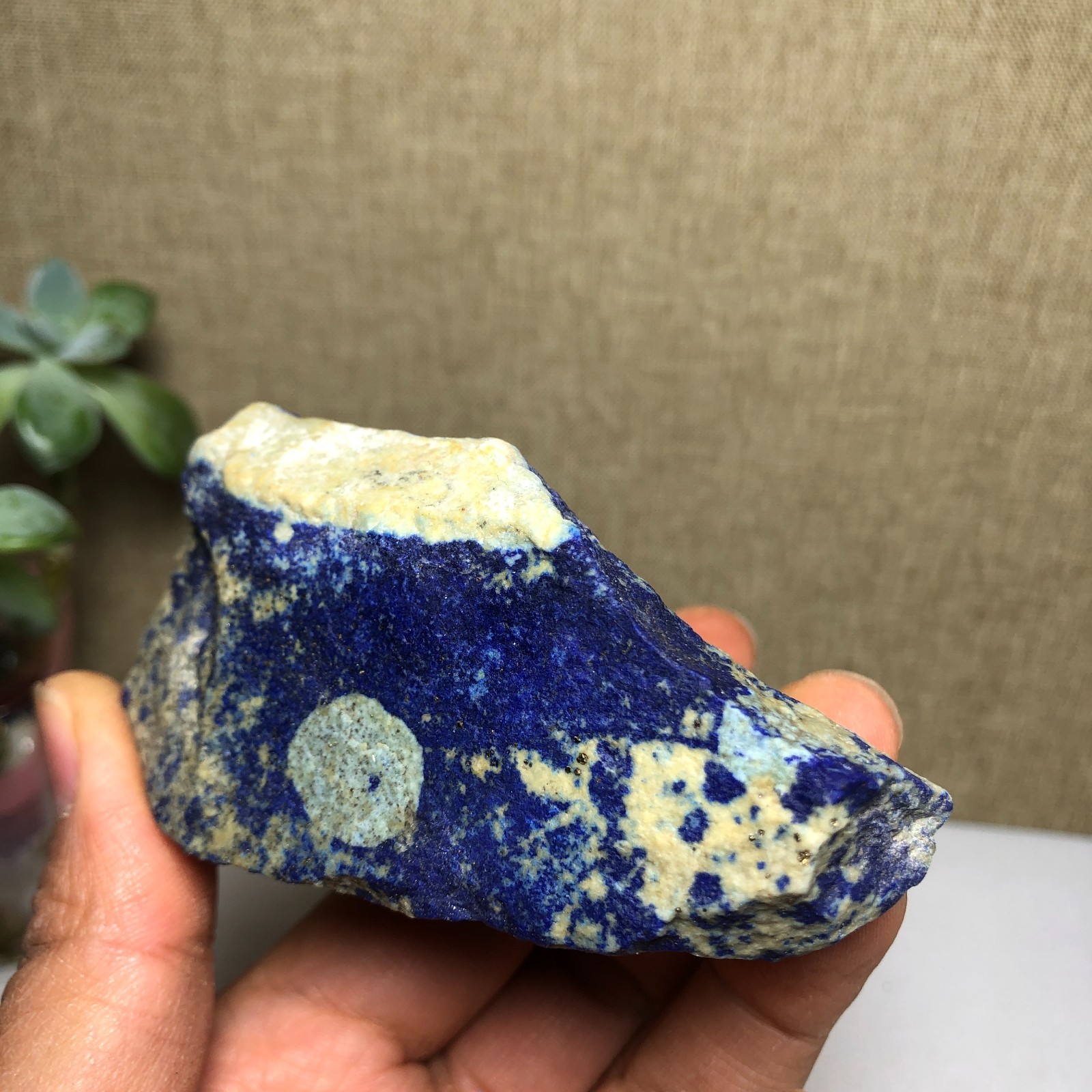 223g Natural lapis lazuli Crystal gemstone Rough Mineral Specimen healing A2024