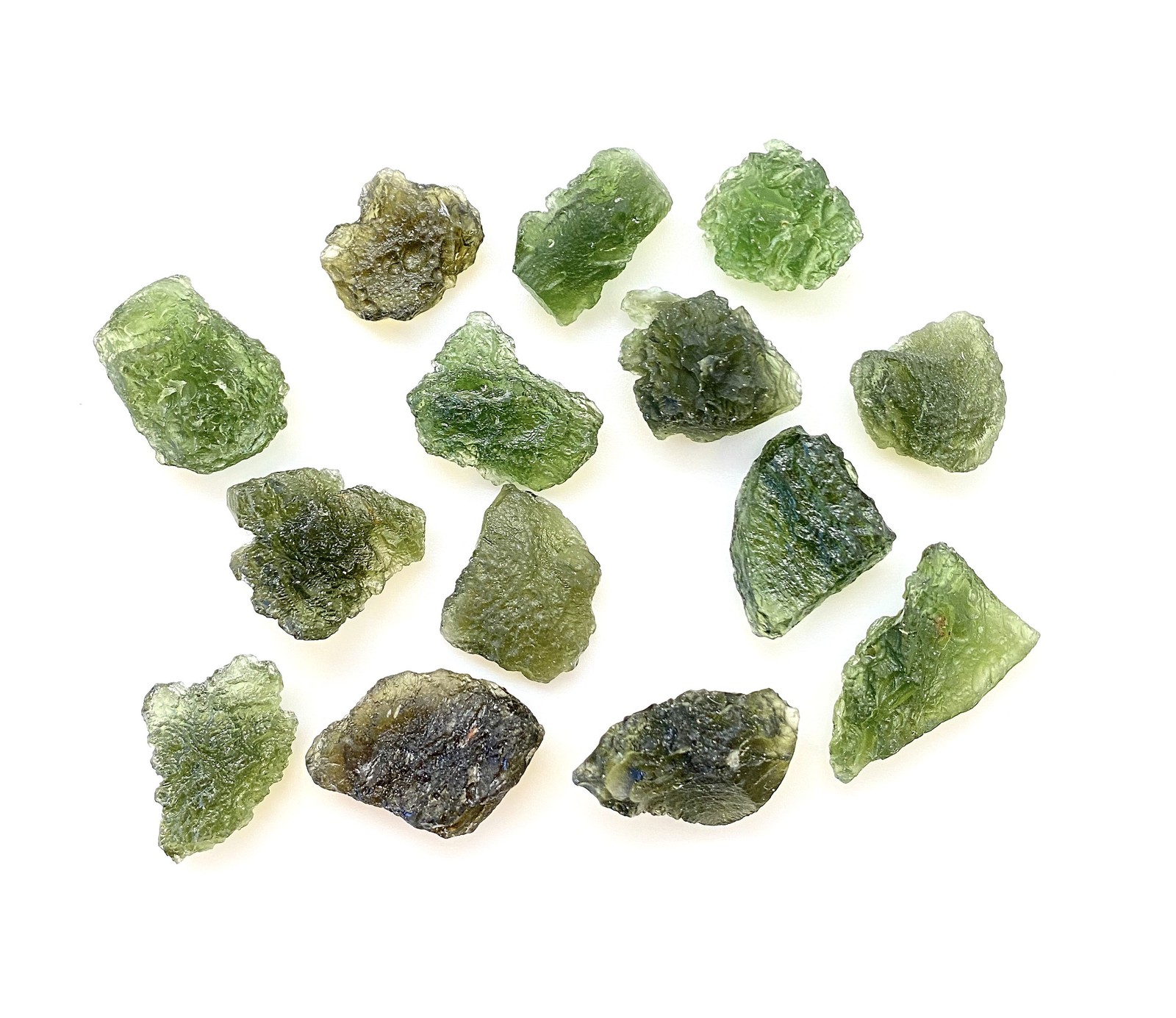 Raw Moldavite Crystal, Natural Moldavite Stone from Czech Republic