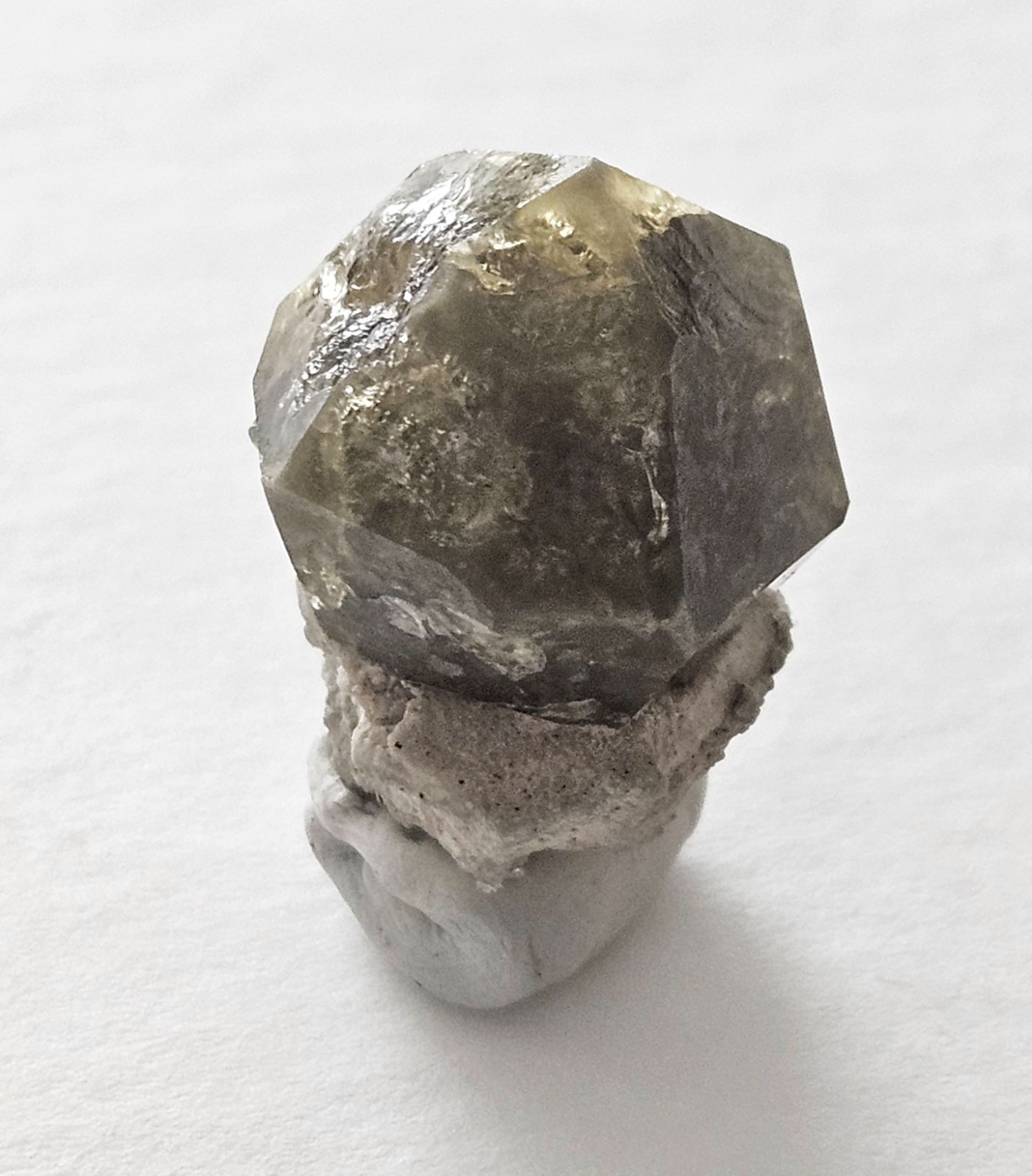Glassy Green Grossular Garnet on Matrix – Vilyui, Siberia, Russia