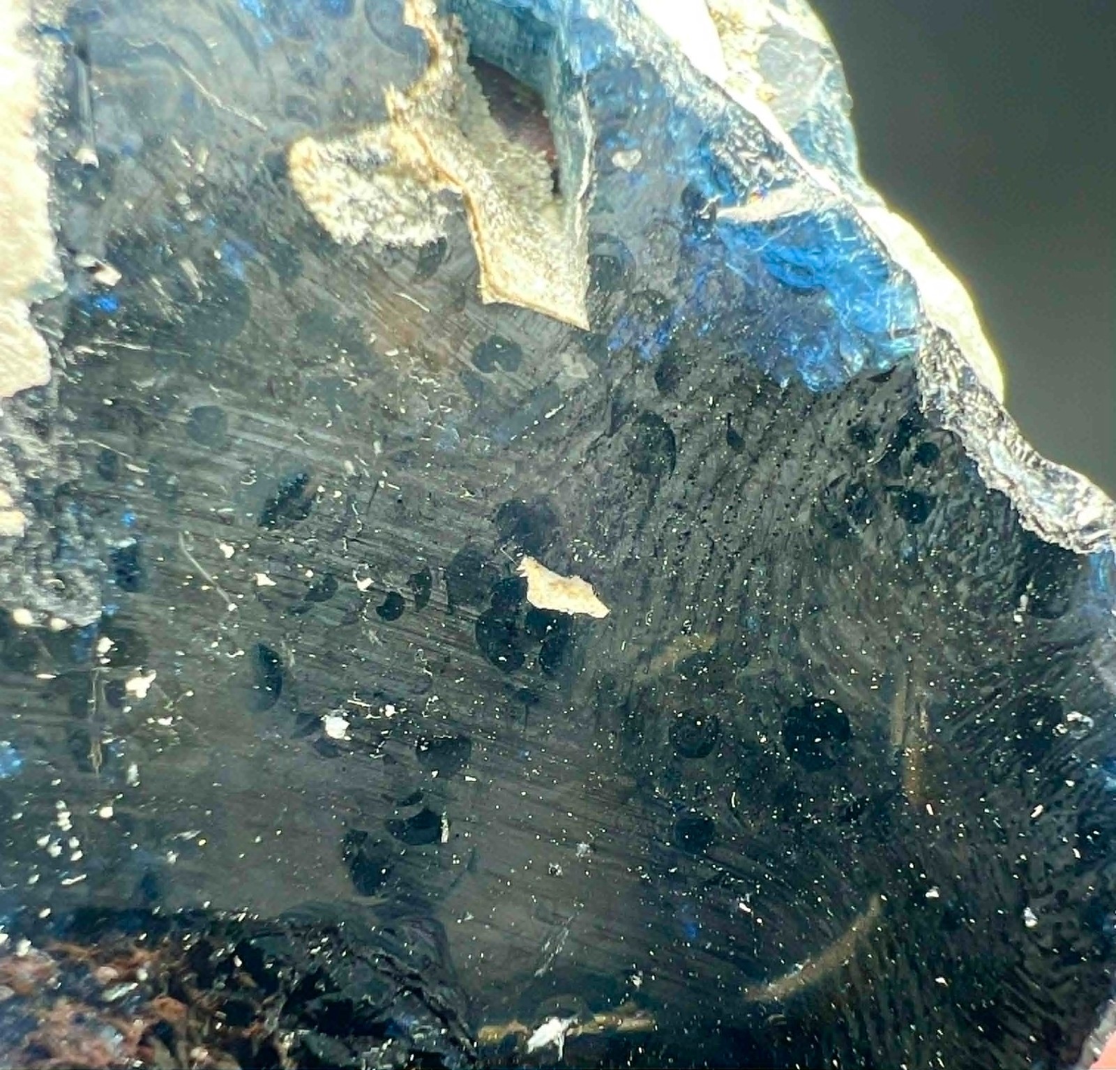 360 Carat Ultra Rare !!! Ink Blue Tourmaline Huge Crystal @Afg