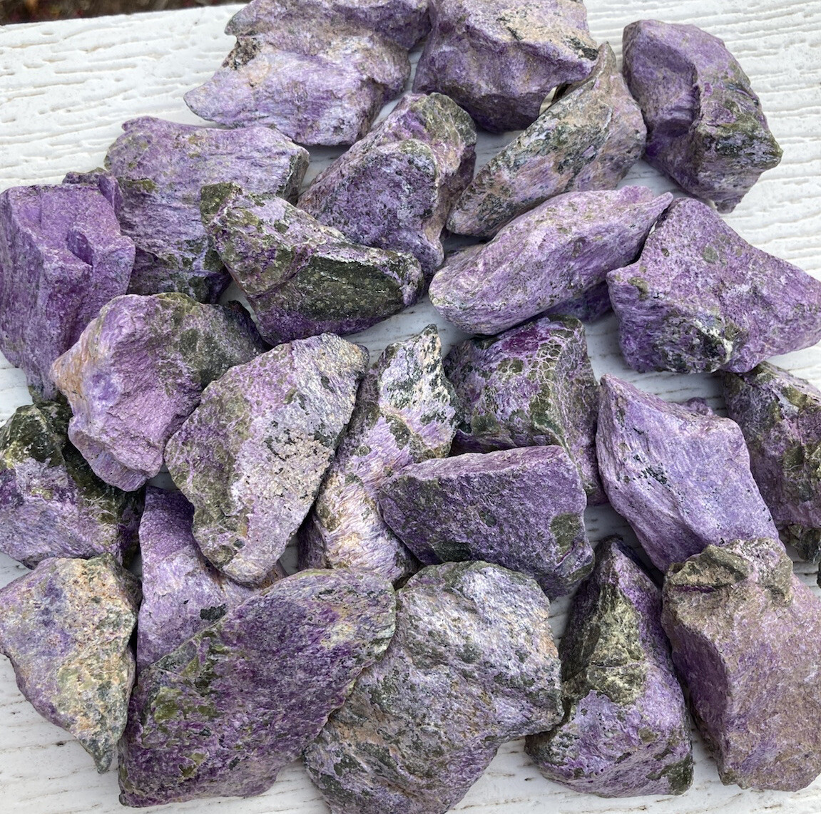 Natural STICHTITE & SERPENTINE Raw Healing Crystal Barberton South Africa 1.5-2″
