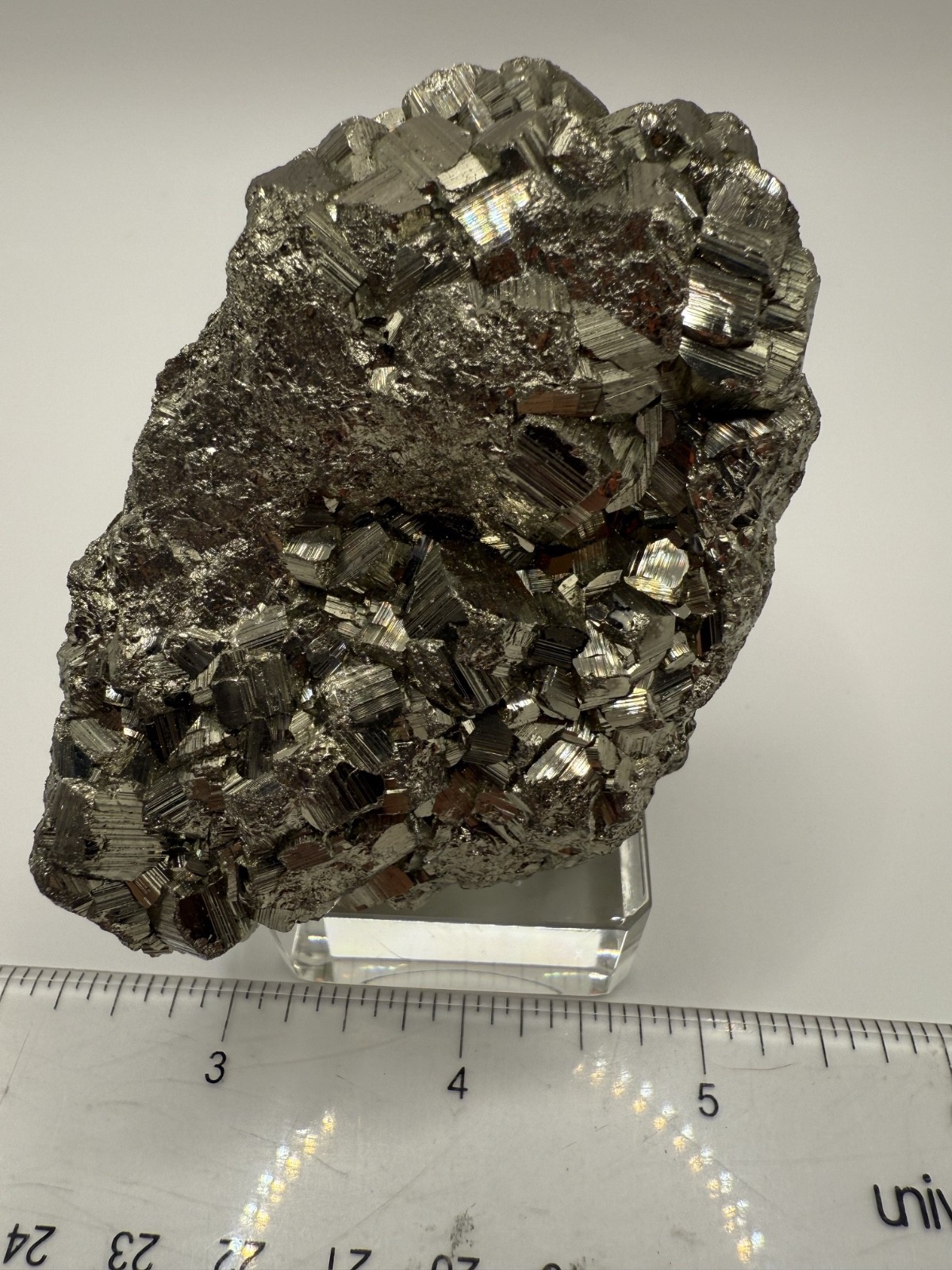 PERUVIAN PYRITE 388 g 2.5X3X1 INCH DIMENSIOIN G 126